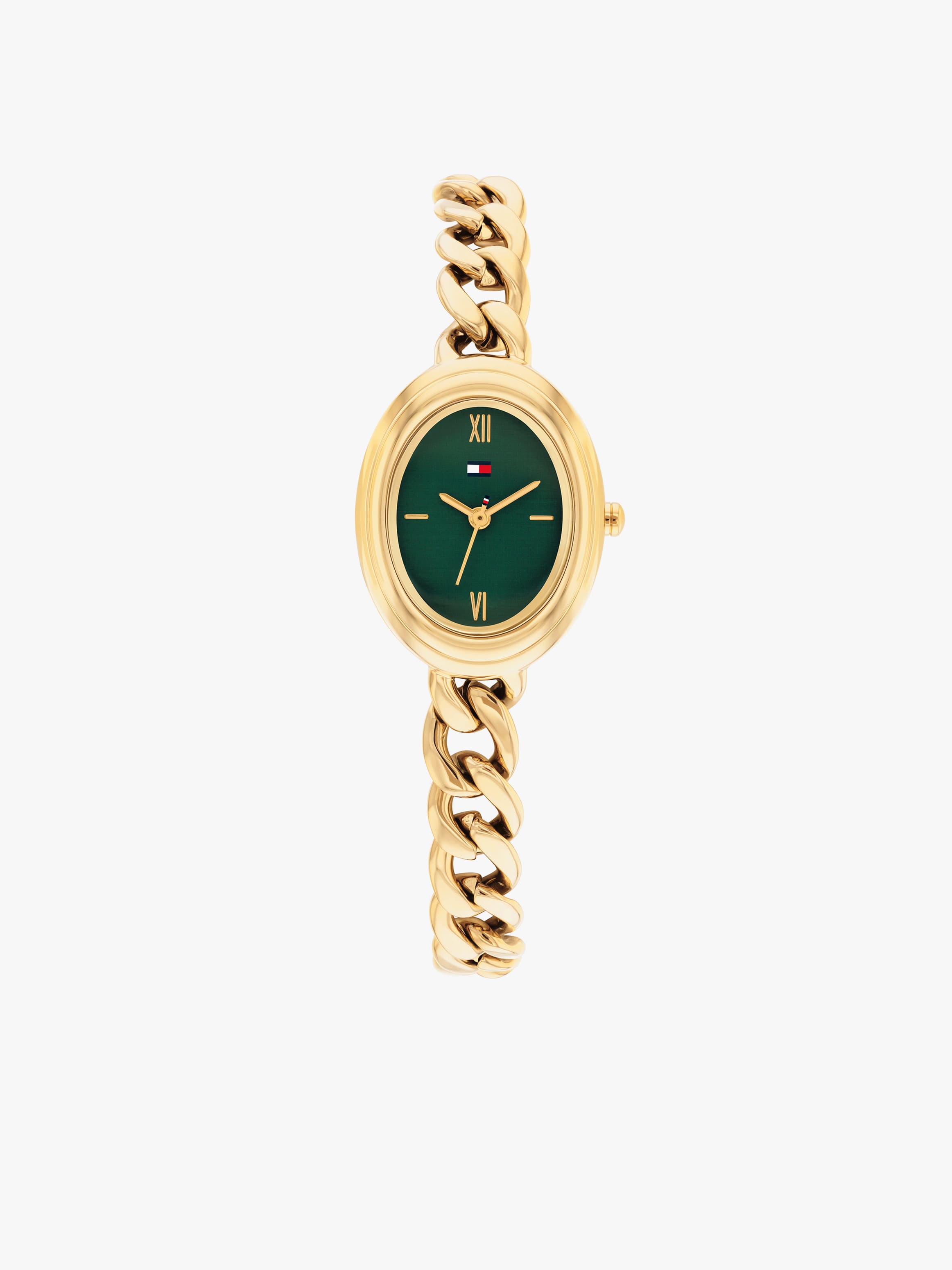 Tommy Hilfiger Green Demi Oval Women’s 21.5mm Watch