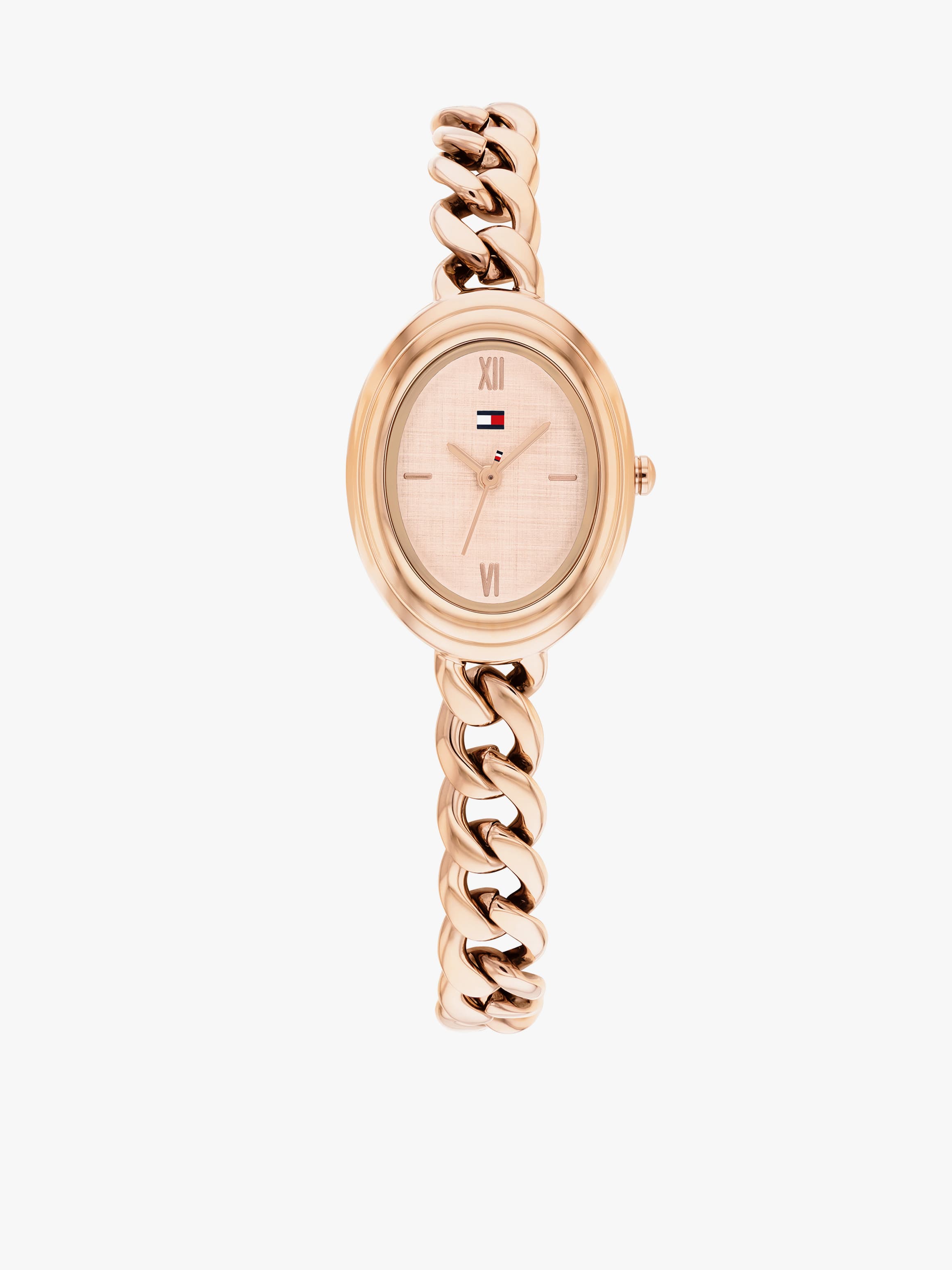 Tommy Hilfiger Carnation Gold Demi Oval Women’s 21.5mm Watch