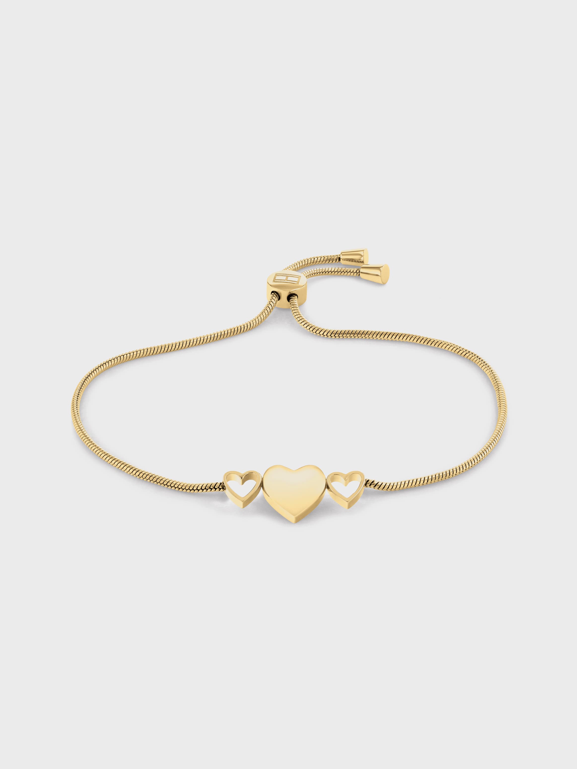 Gold-Tone Heart Bracelet