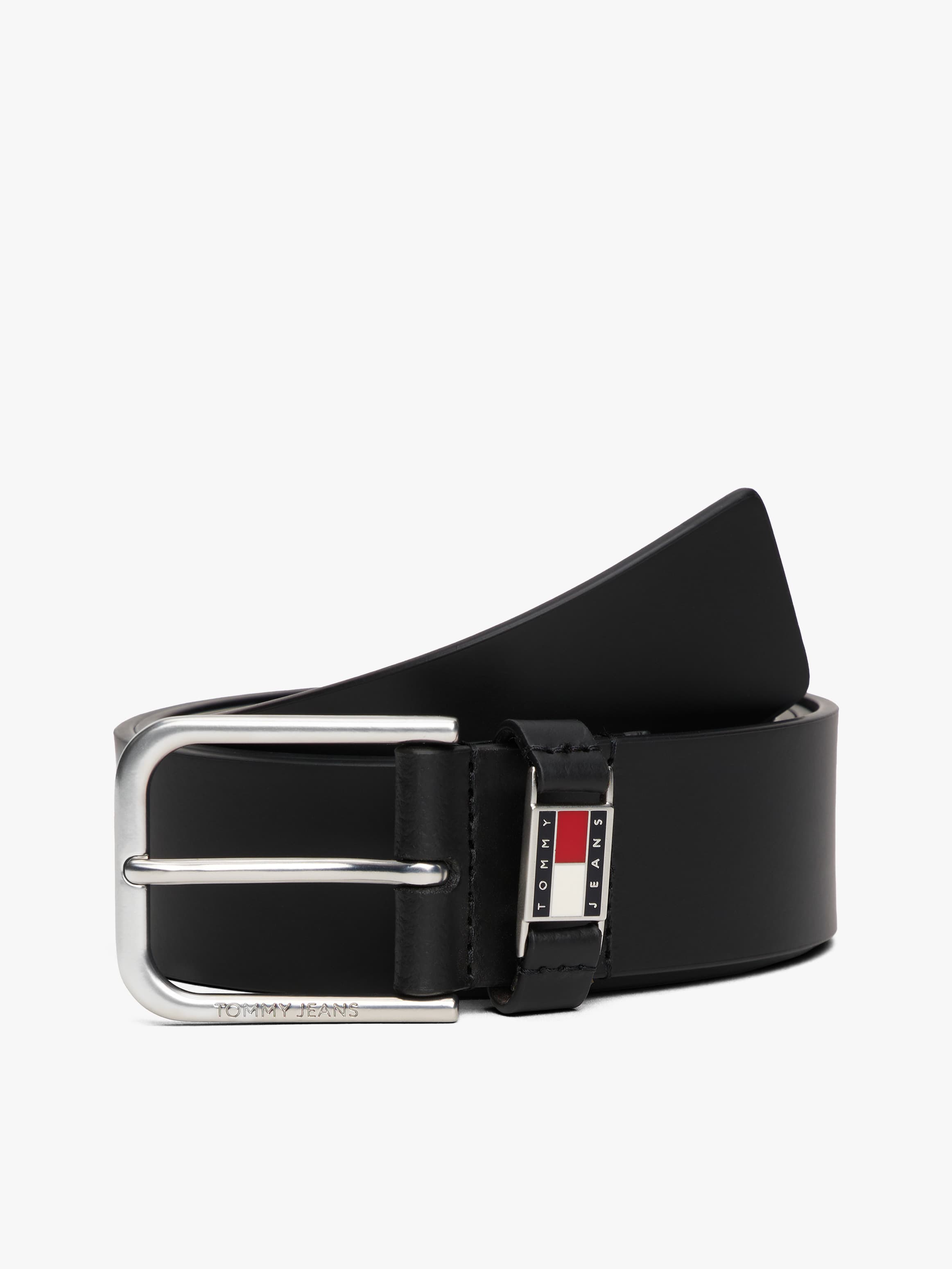 Scanton Debossed Square Buckle Leather Belt
