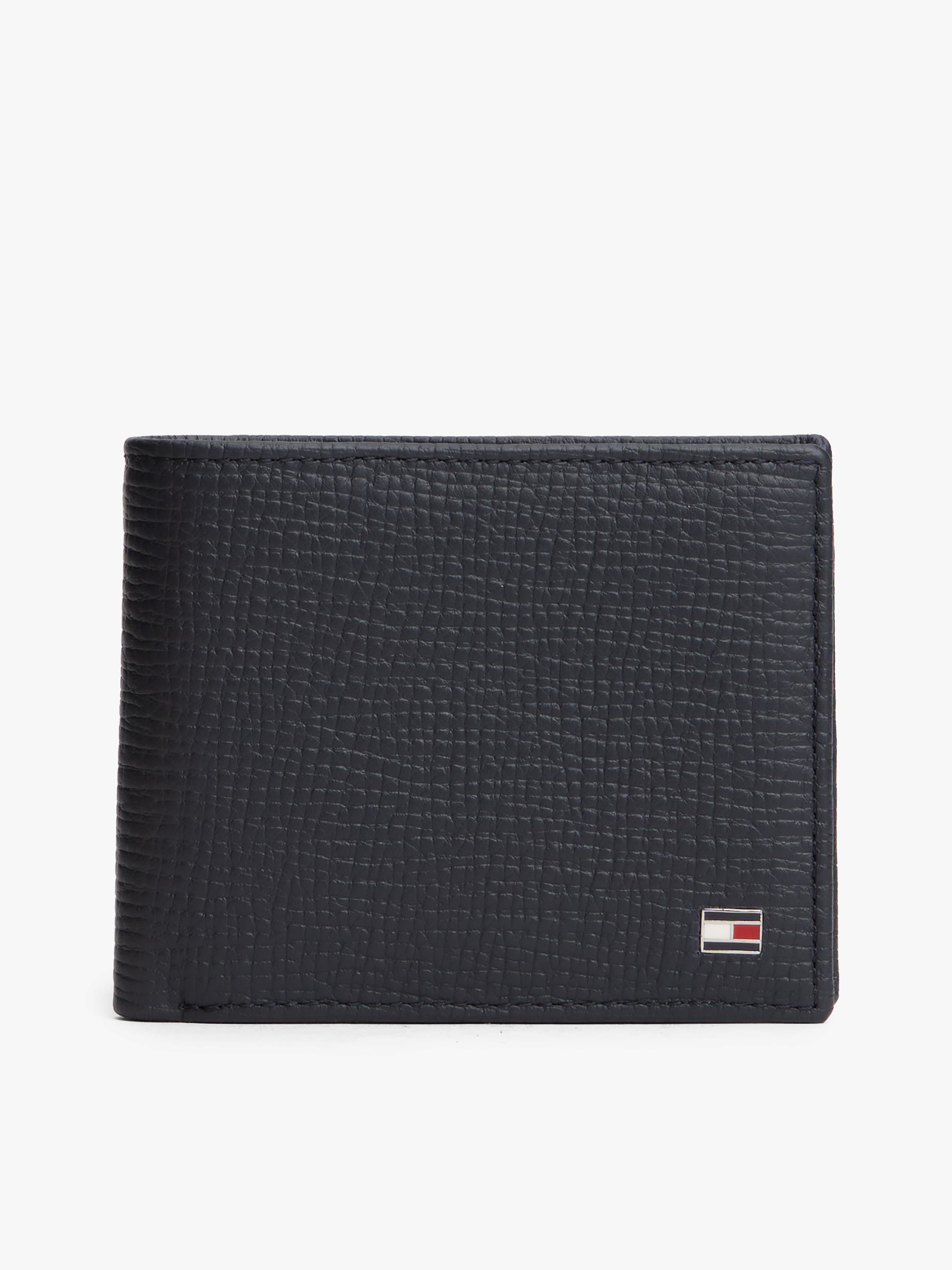 Hilfiger Flag Leather Bifold Credit Card Wallet