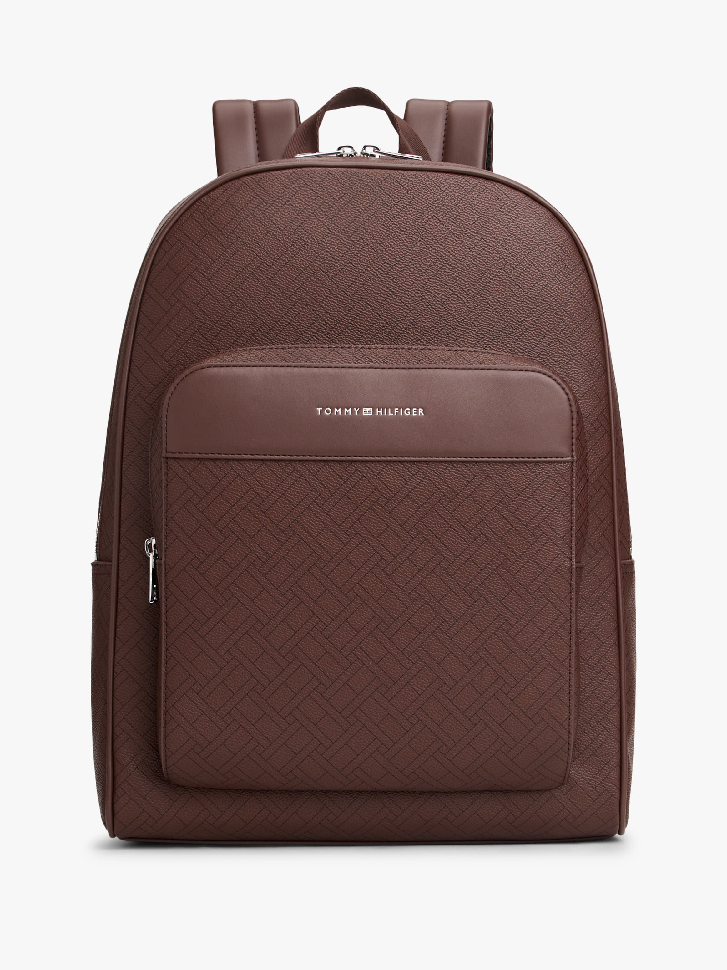 Hilfiger Flag Mixed Texture Dome Backpack
