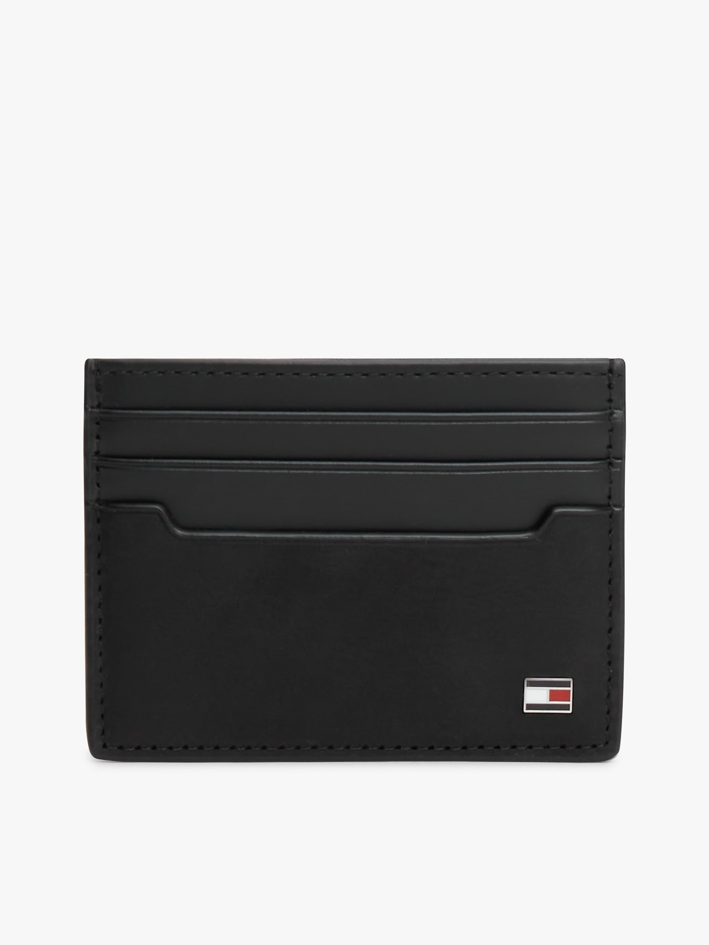 Leather Enamel Flag Card Holder