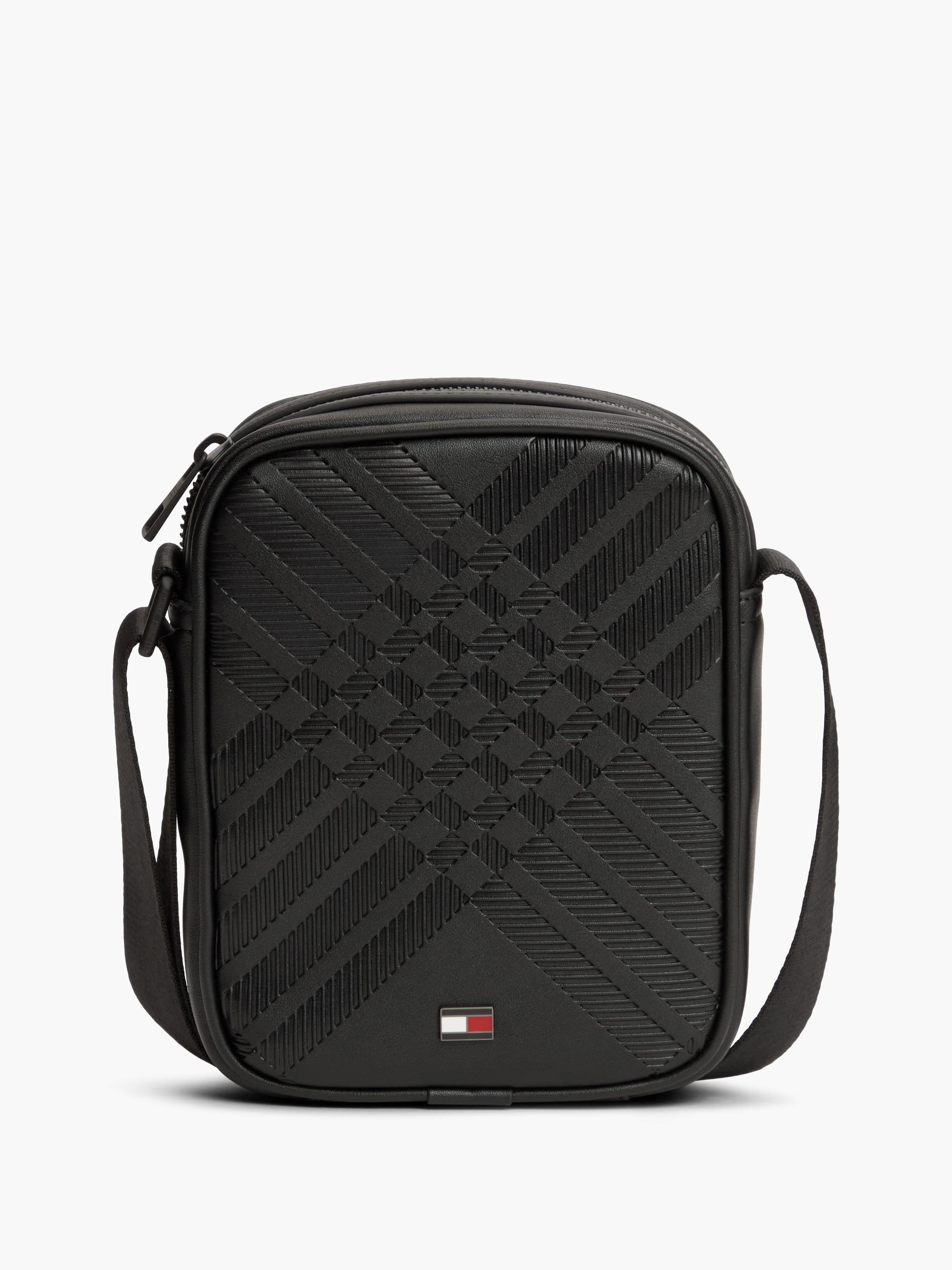 Corporate Textured Crossbody Reporter Bag