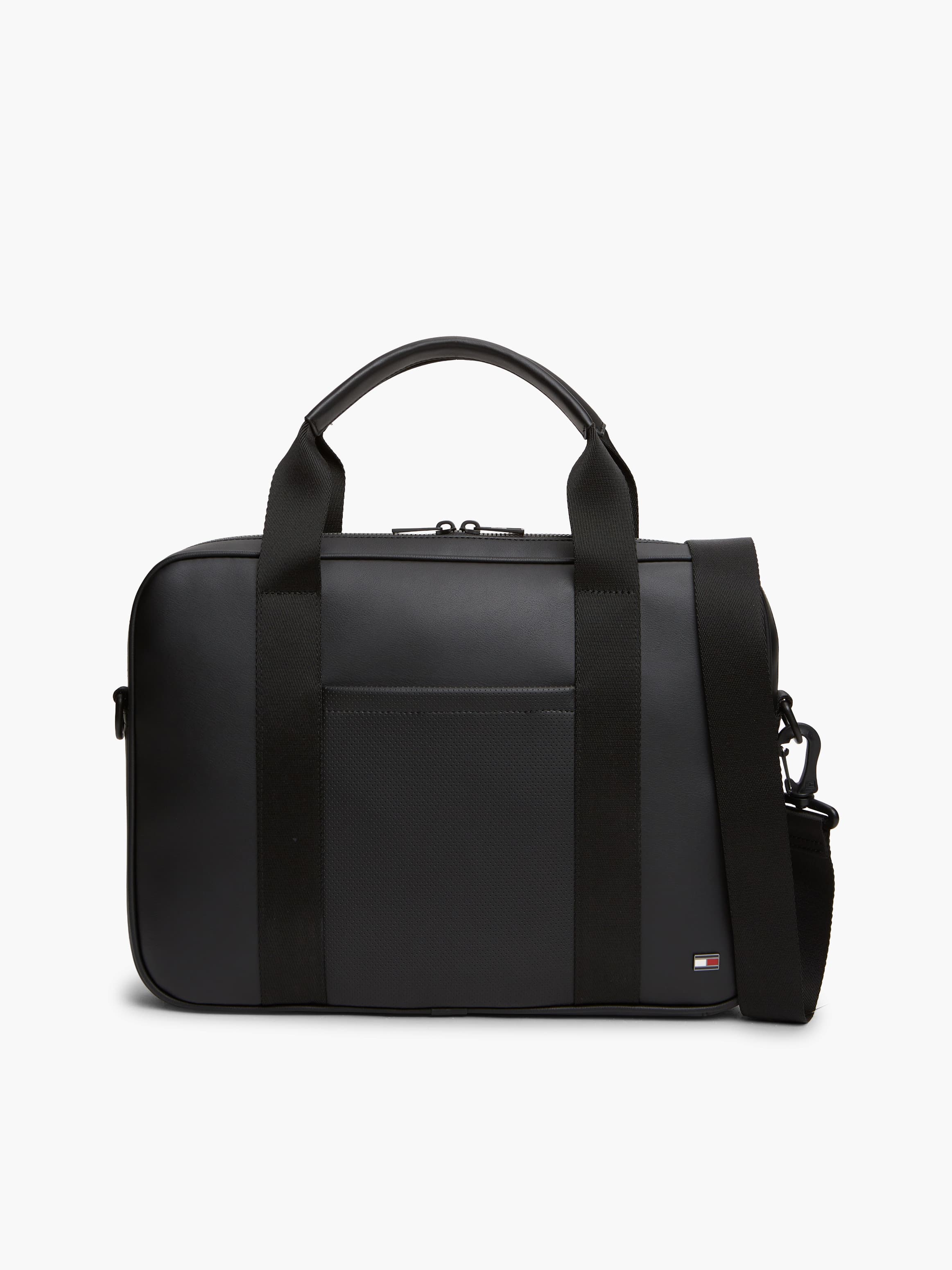 Enamel Flag Perforated Laptop Bag
