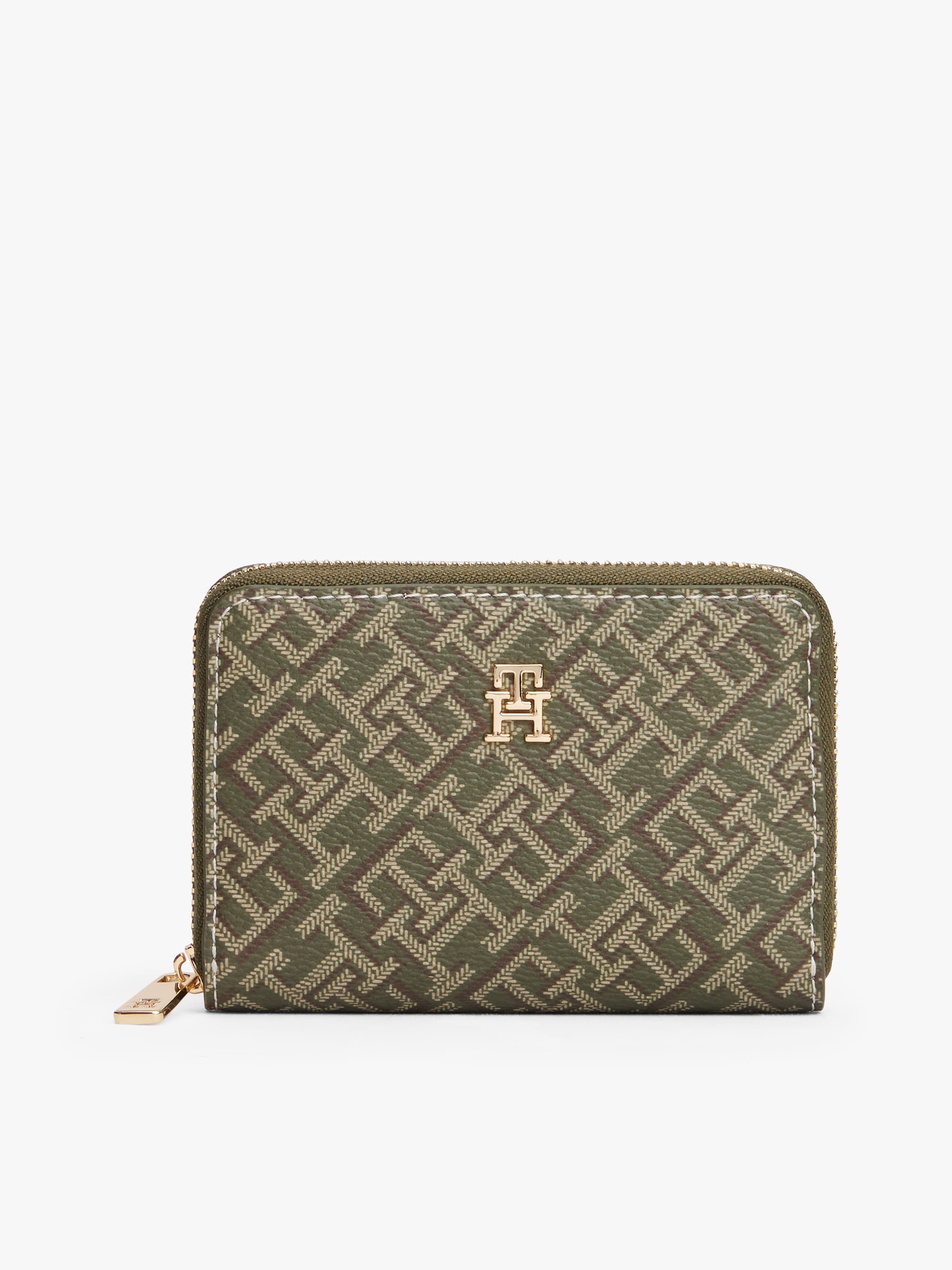TH Monogram Zip-Around Wallet