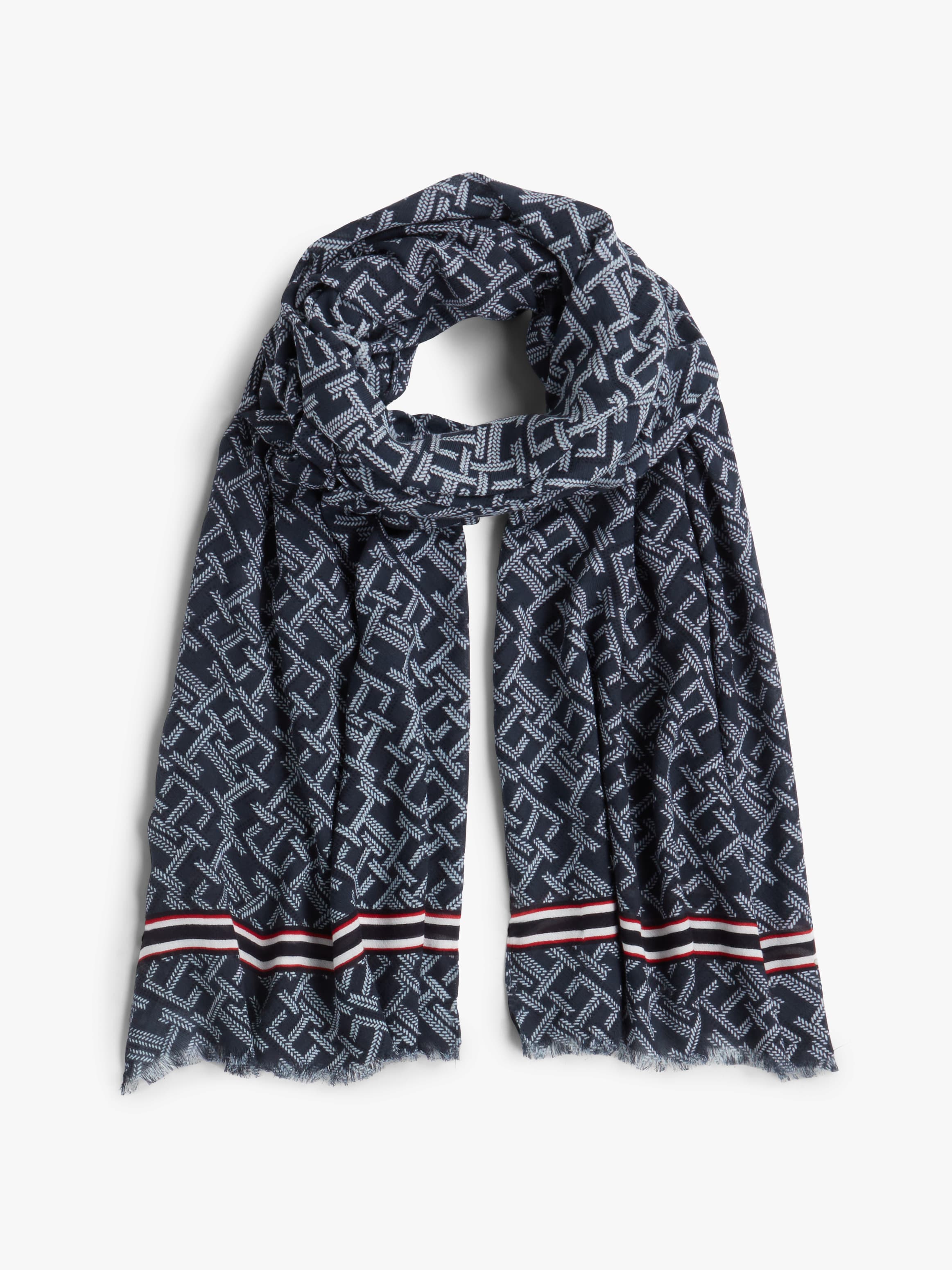TH Monogram Lightweight Scarf