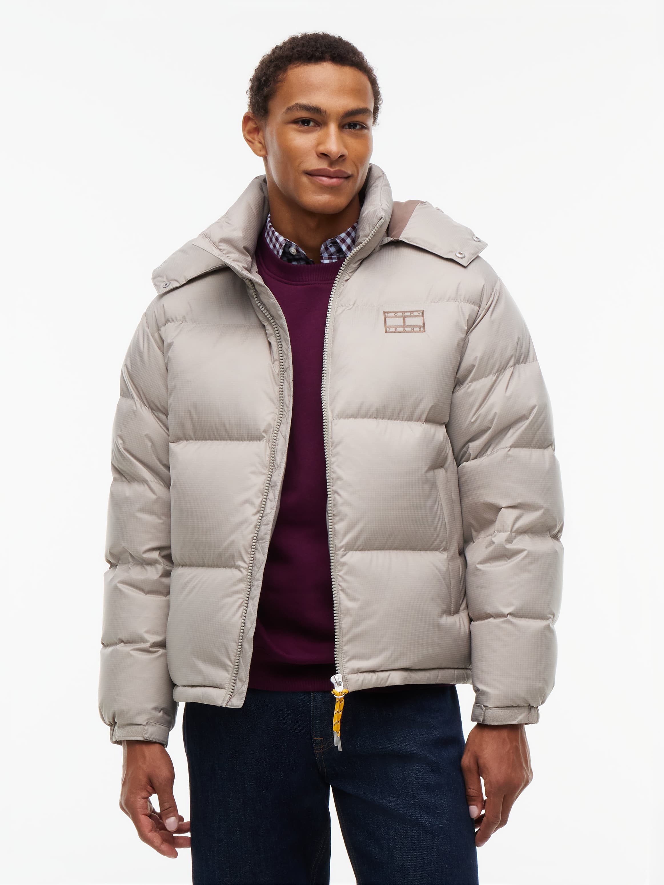 Down Hooded Ripstop Alaska Puffer Jacket