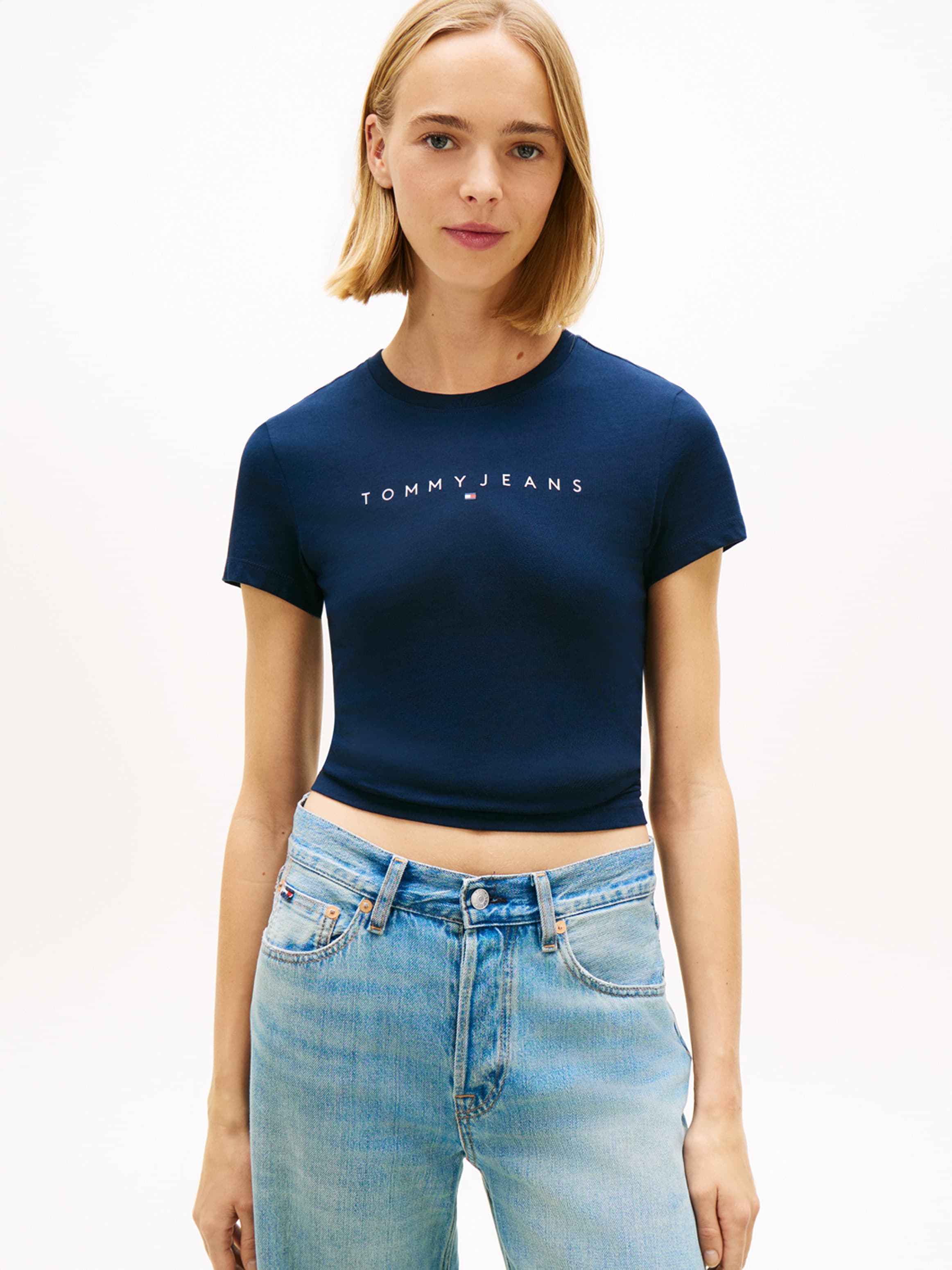 Linear Logo Slim Jersey T-Shirt