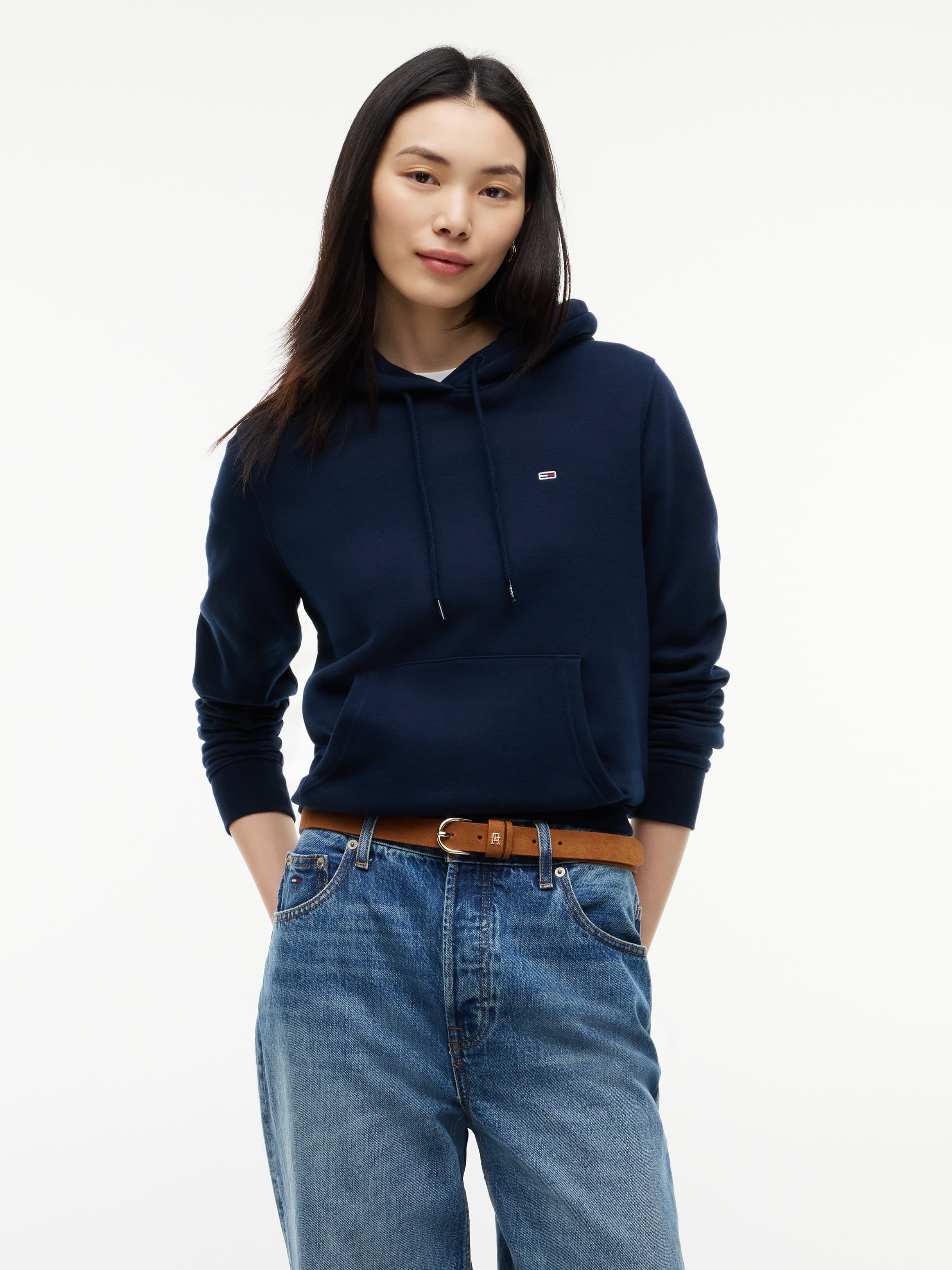 Brushed Fleece Drawstring Hoody