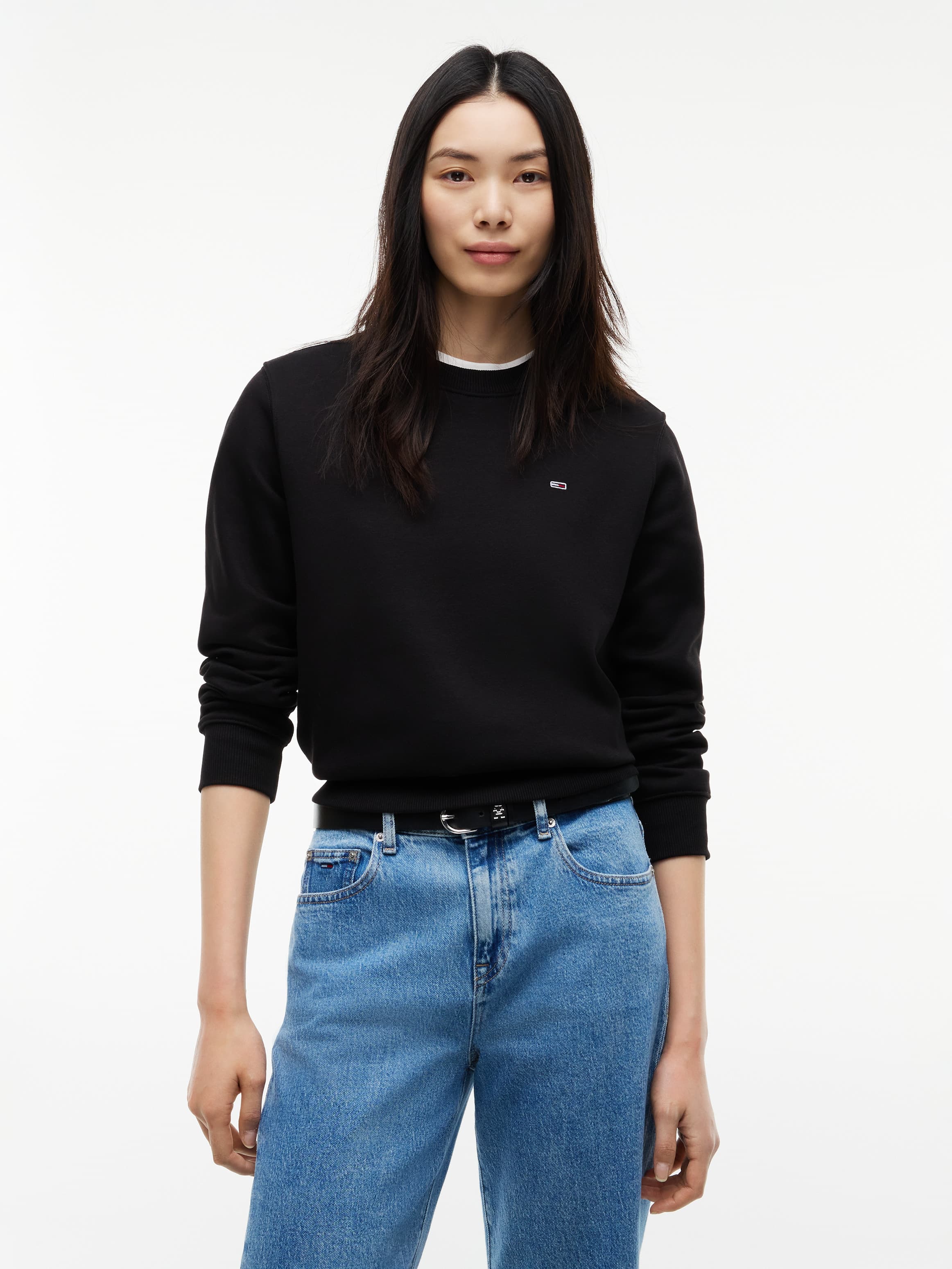 Brushed Fleece Crew Neck Sweatshirt