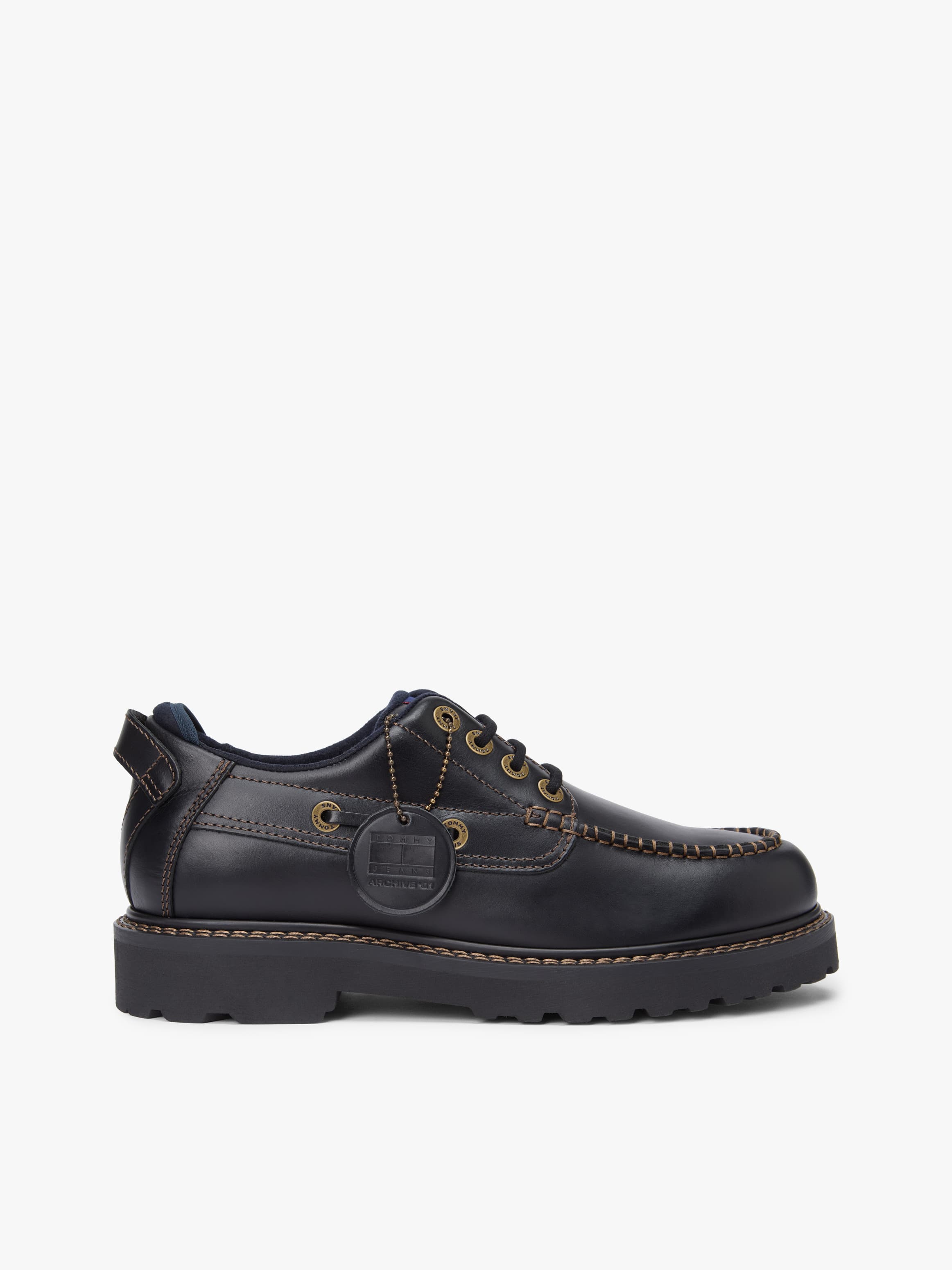 Archive Leather Cleat Boat Shoes