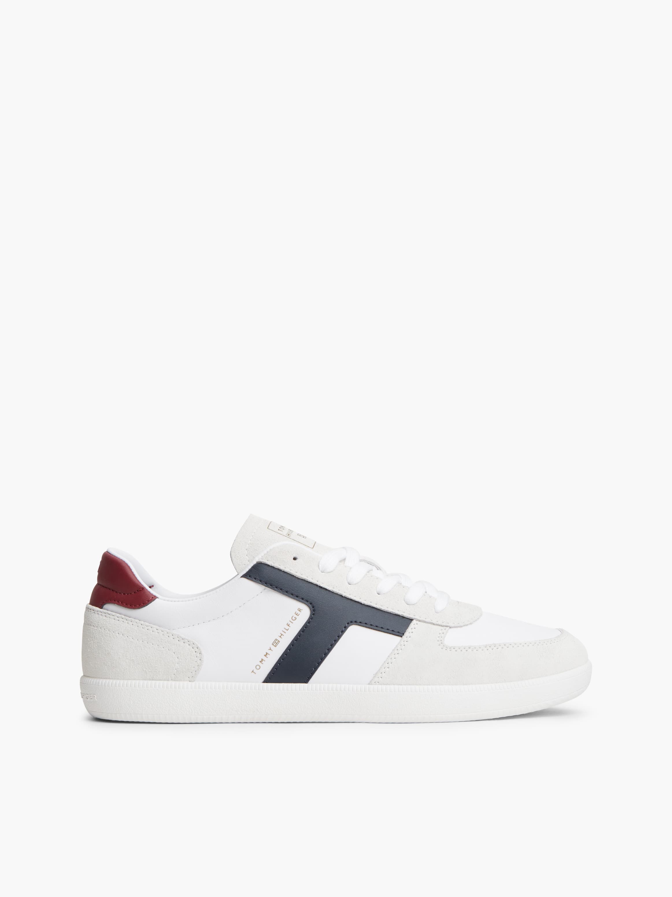 Leather Mixed Textured Trainers