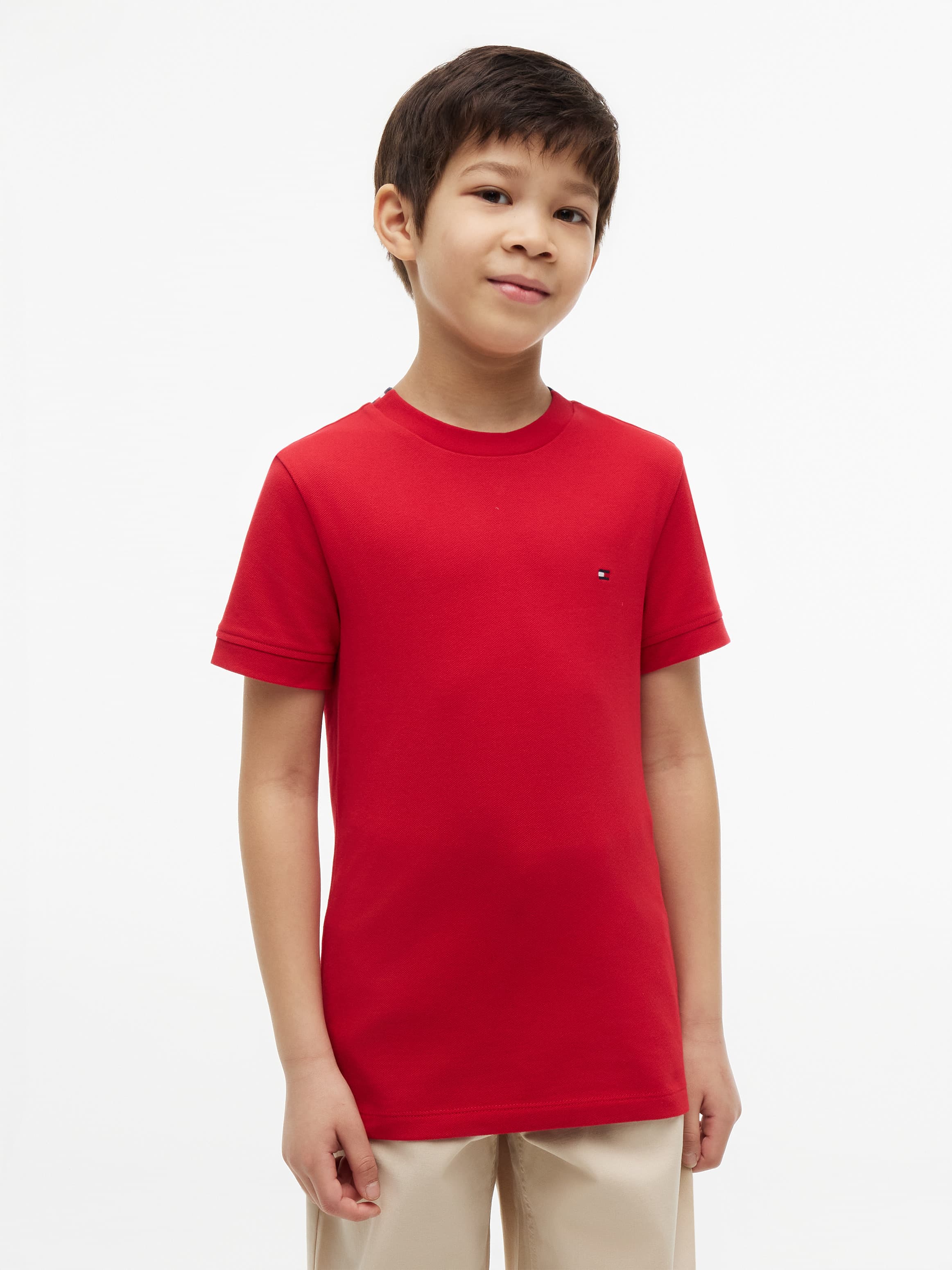 Signature Tape Collar Pique T-Shirt