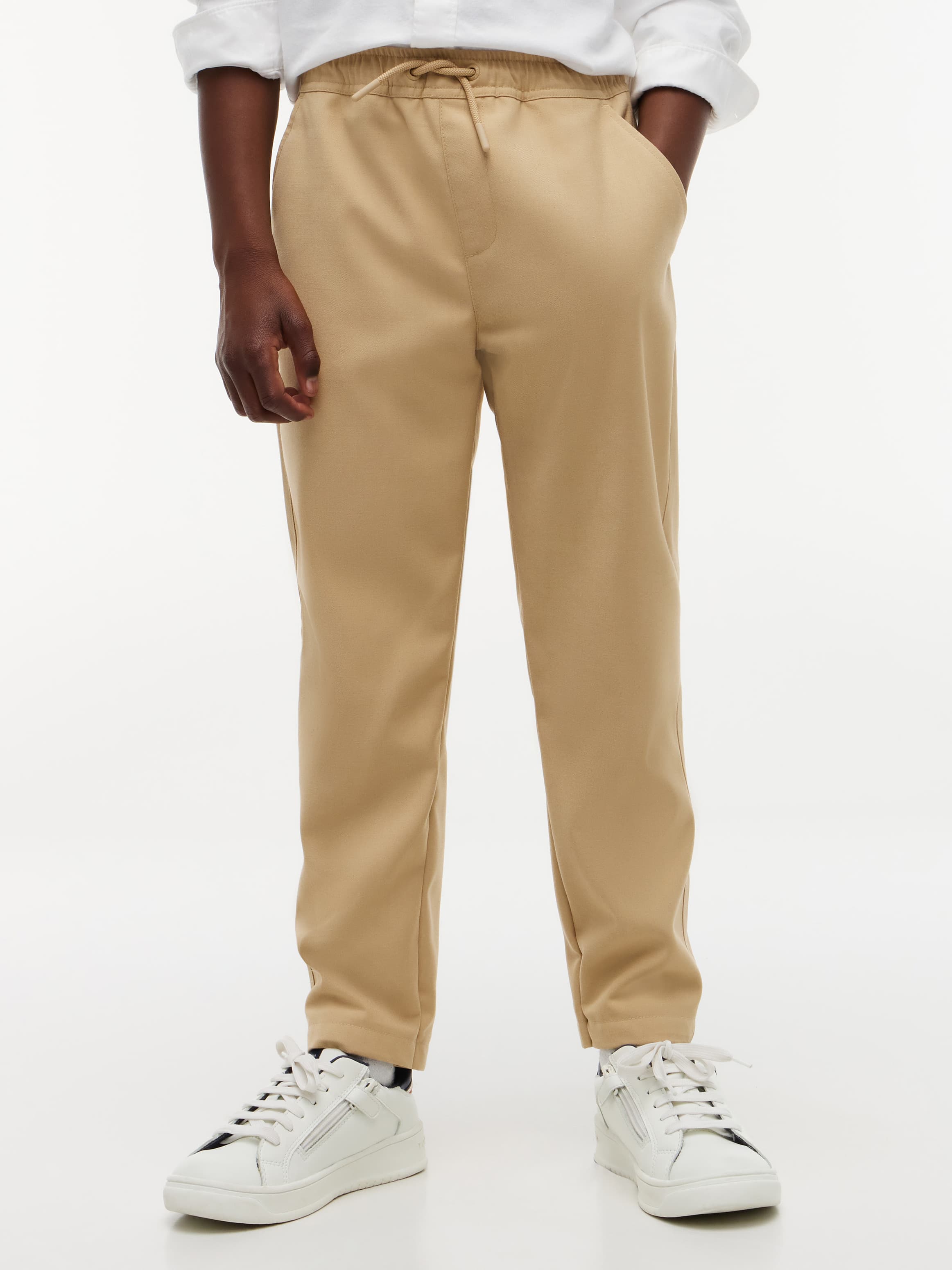 Tapered Twill Trousers