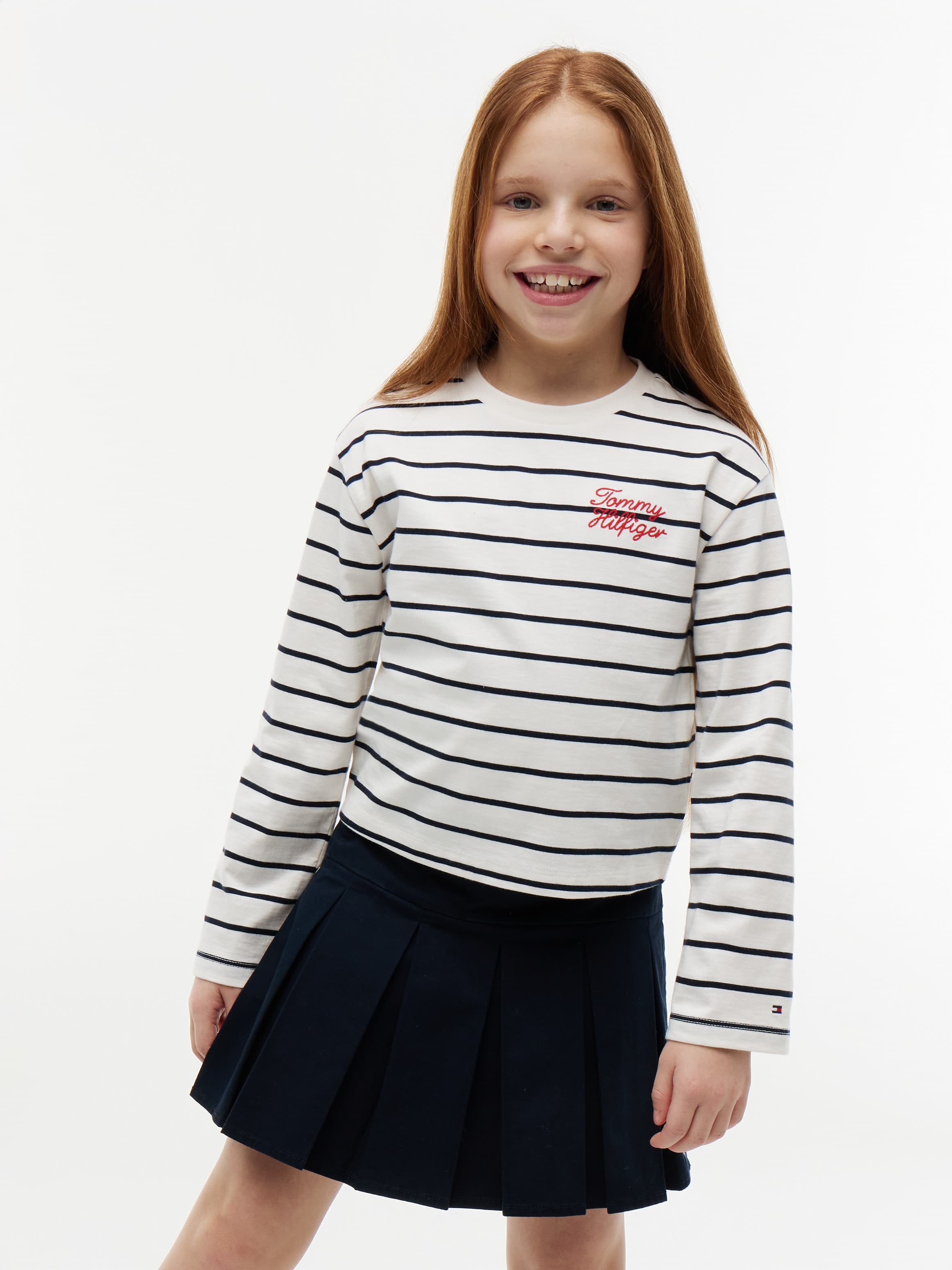 Rope Logo Relaxed Long Sleeve T-Shirt