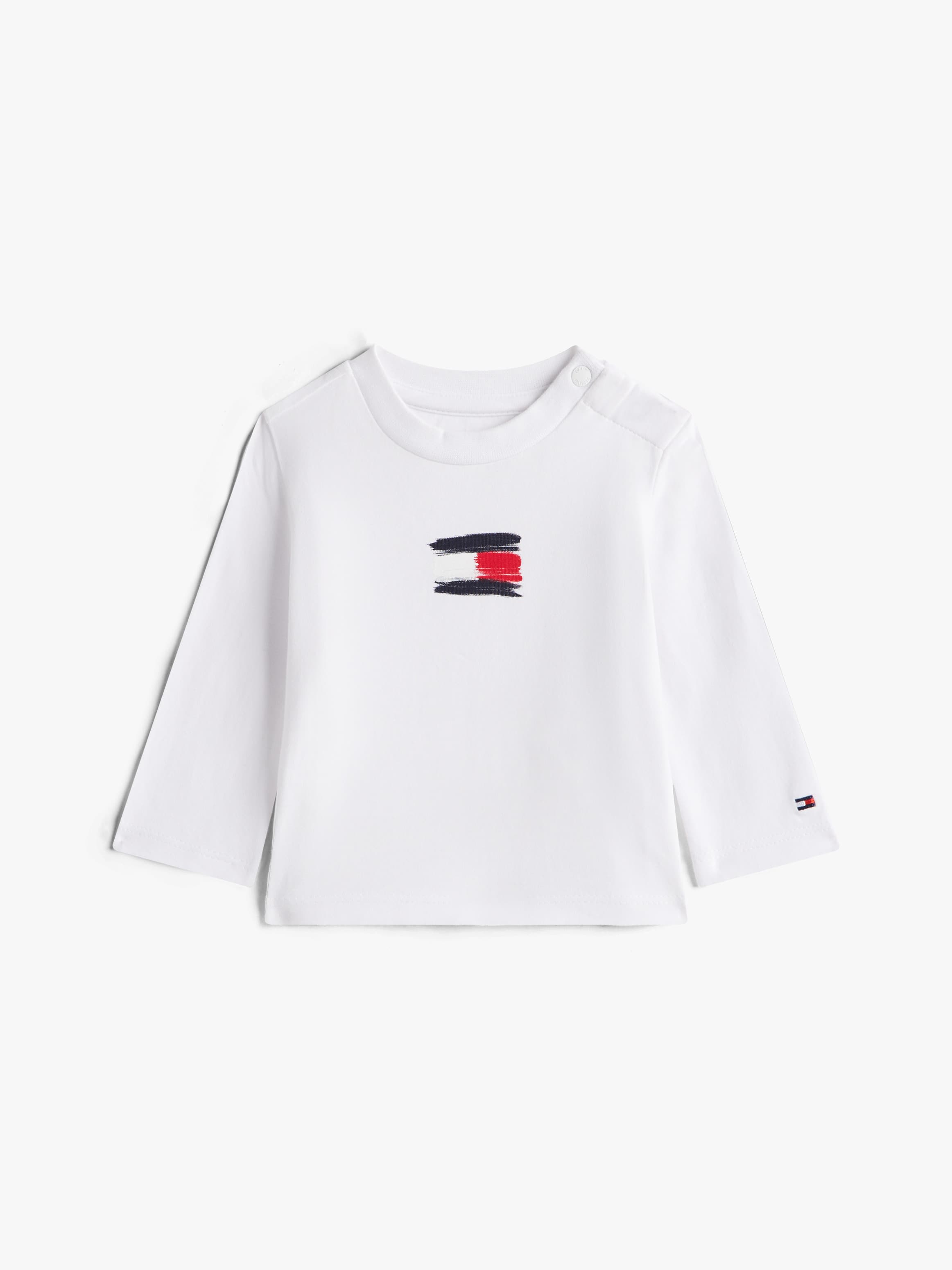 Diamanté Flag Long Sleeve T-Shirt