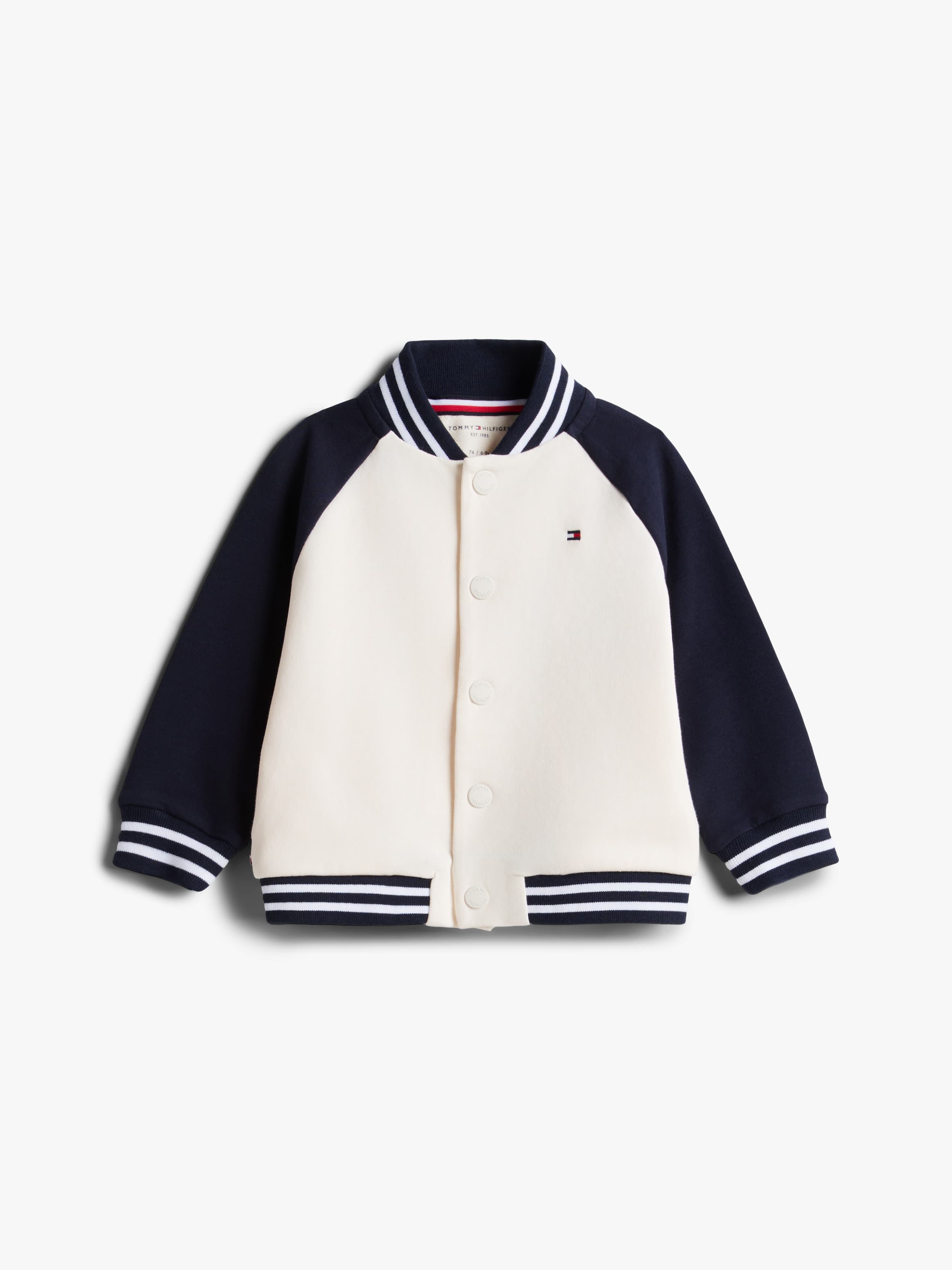 Back Smiley Logo Varsity Jacket
