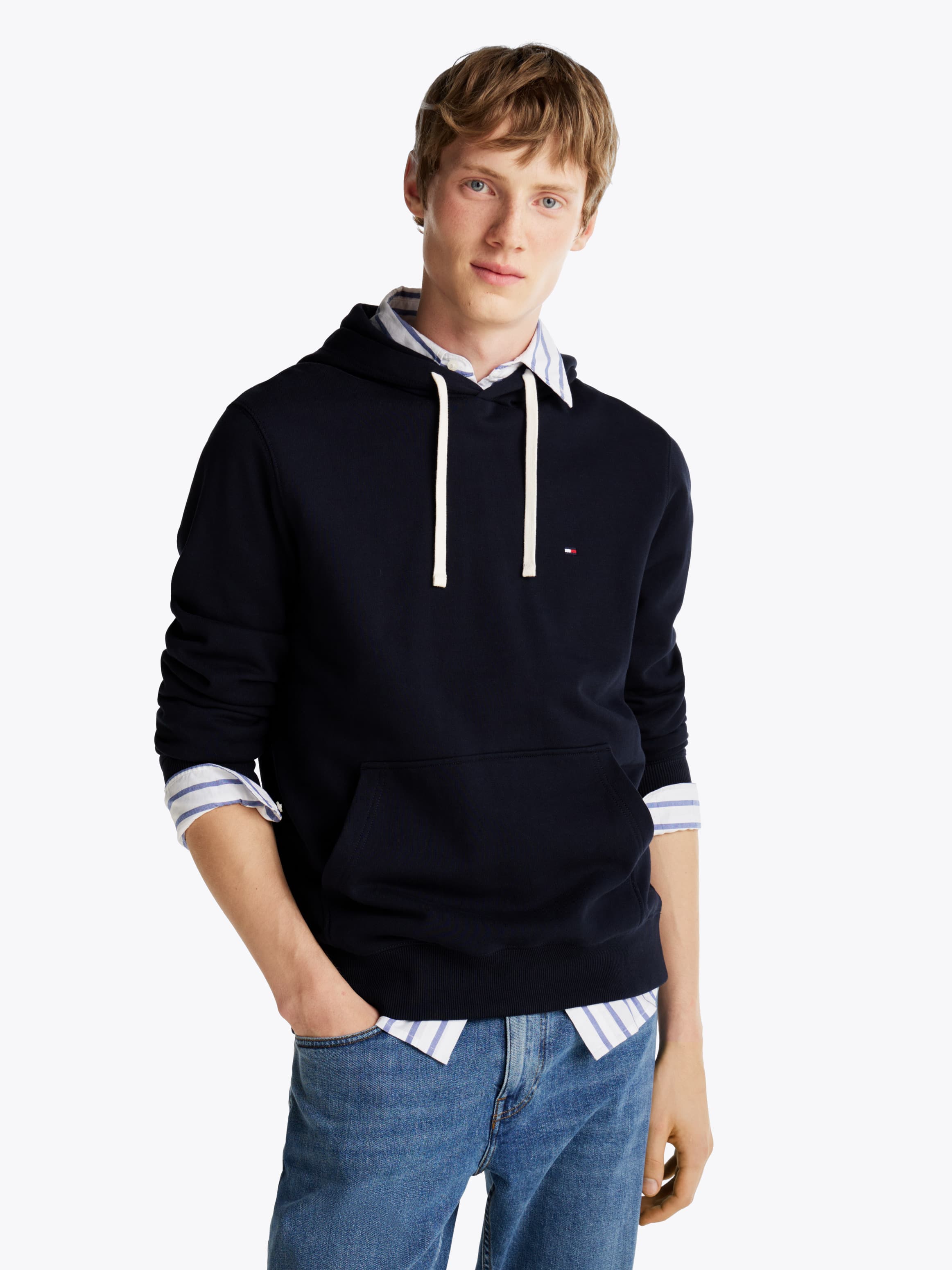 Flag Embroidery Terry Hoody