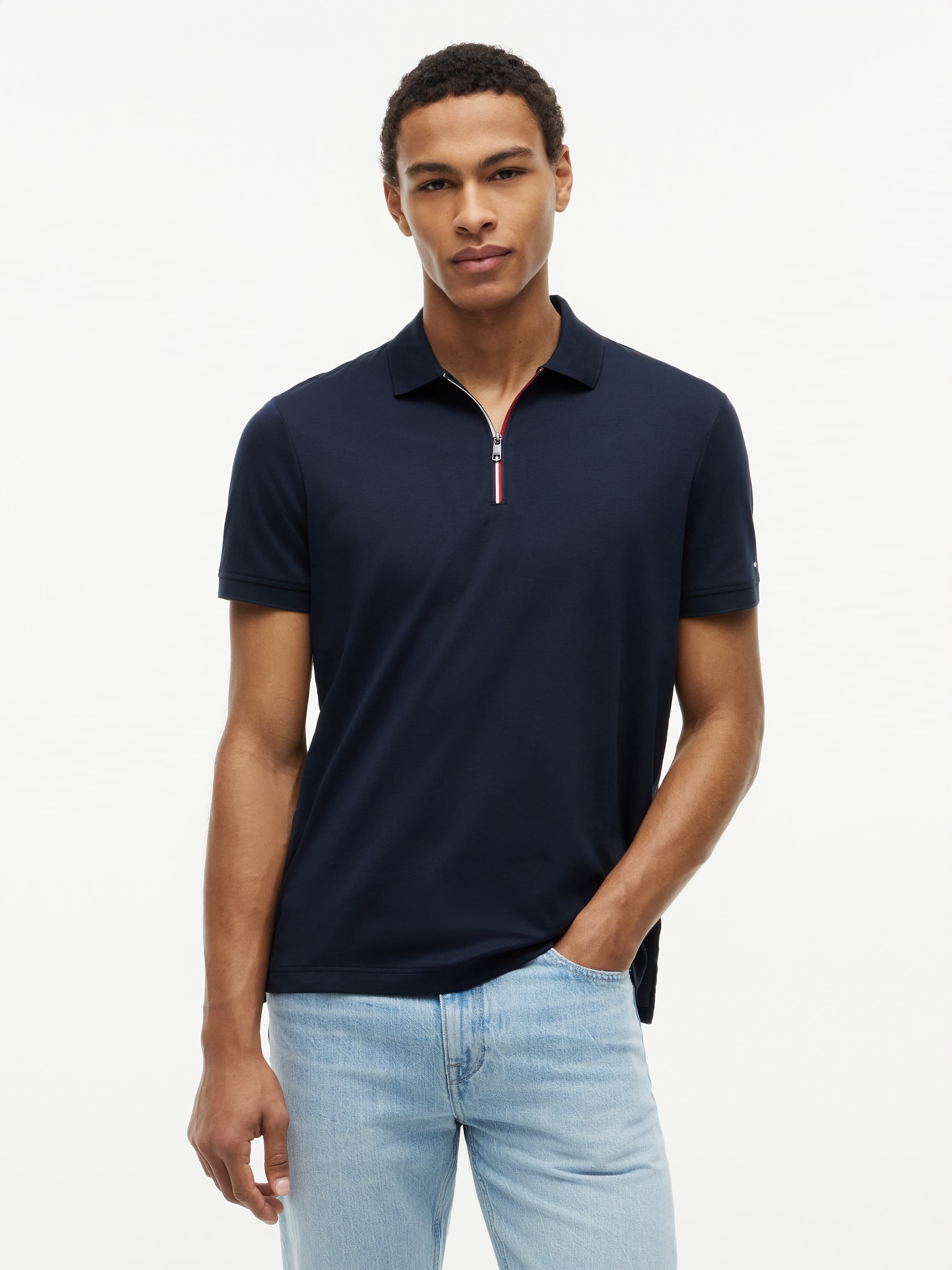 Regular Fit Fluid Cotton Polo Shirt