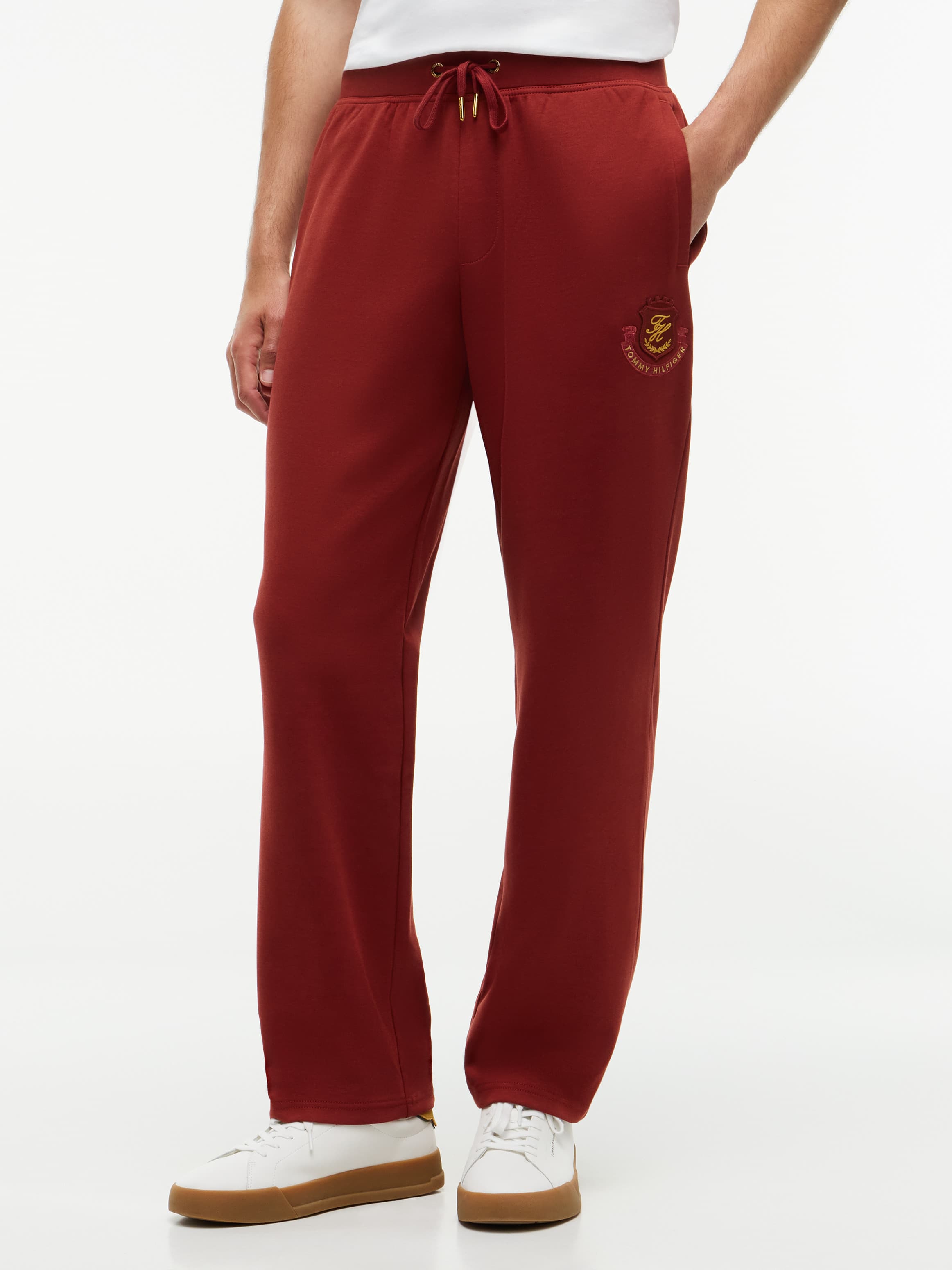 Shield Logo Interlock Drawstring Joggers