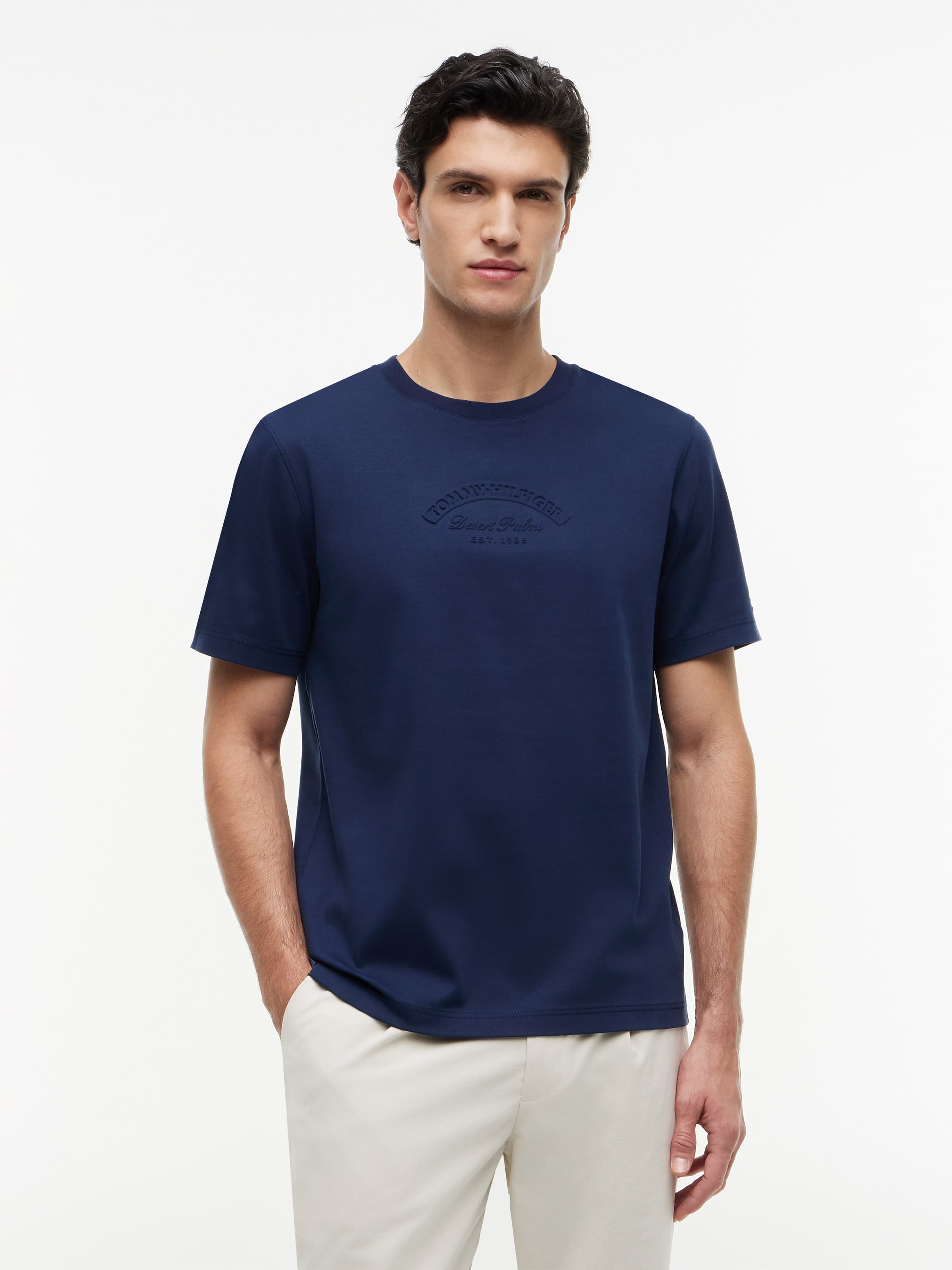 Embossed Logo Interlock T-Shirt