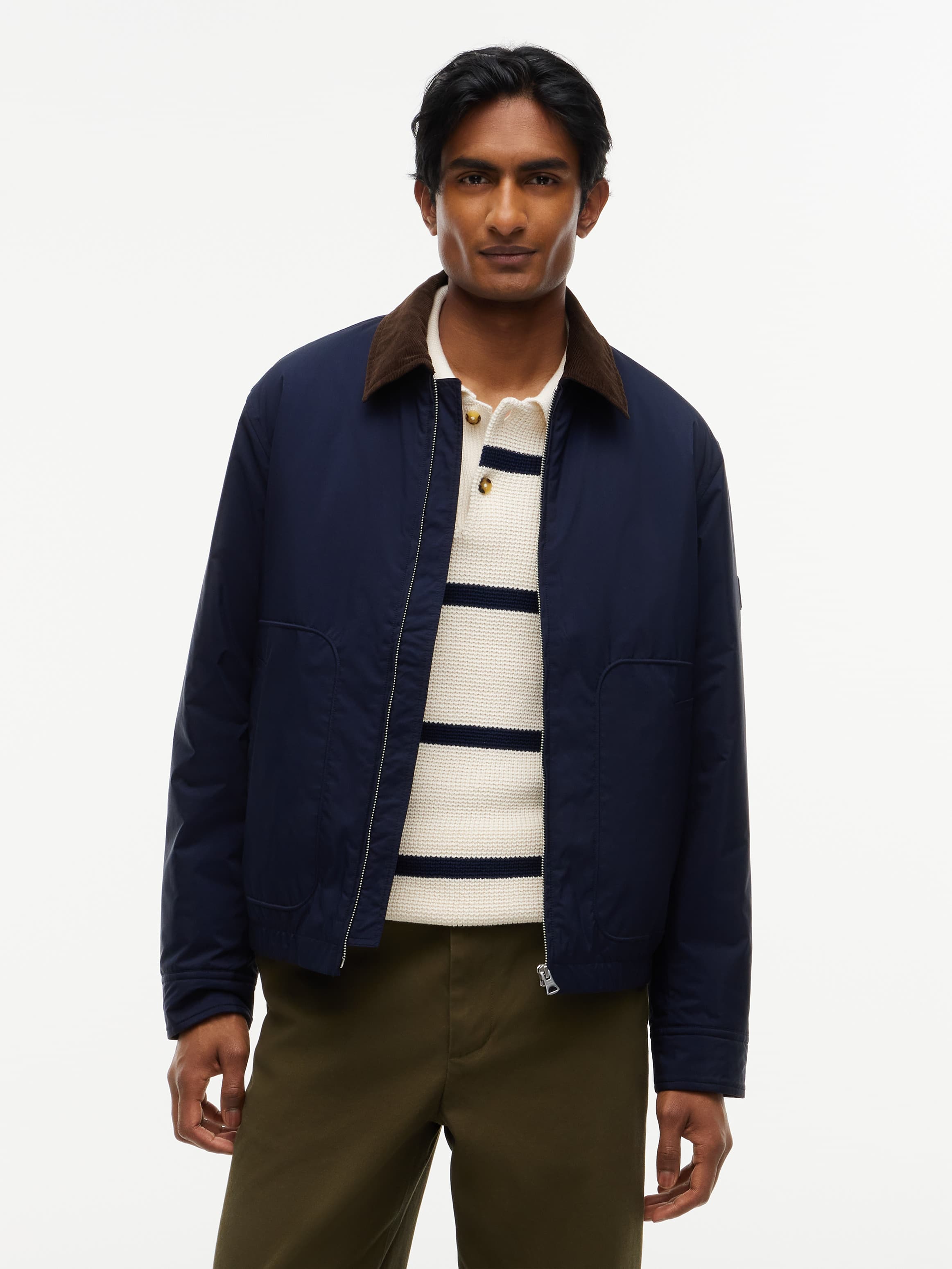 Padded Ripstop Zip-Thru Ivy Jacket