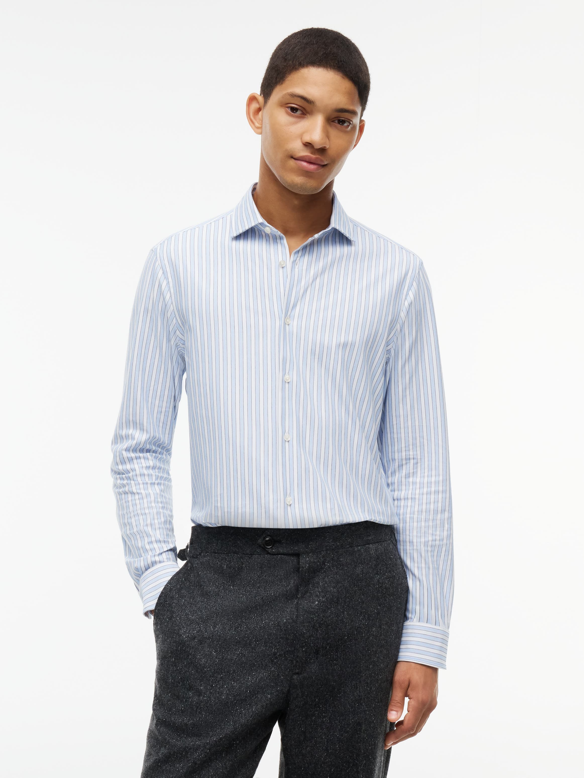 Slim Fit Performance Twill Shirt