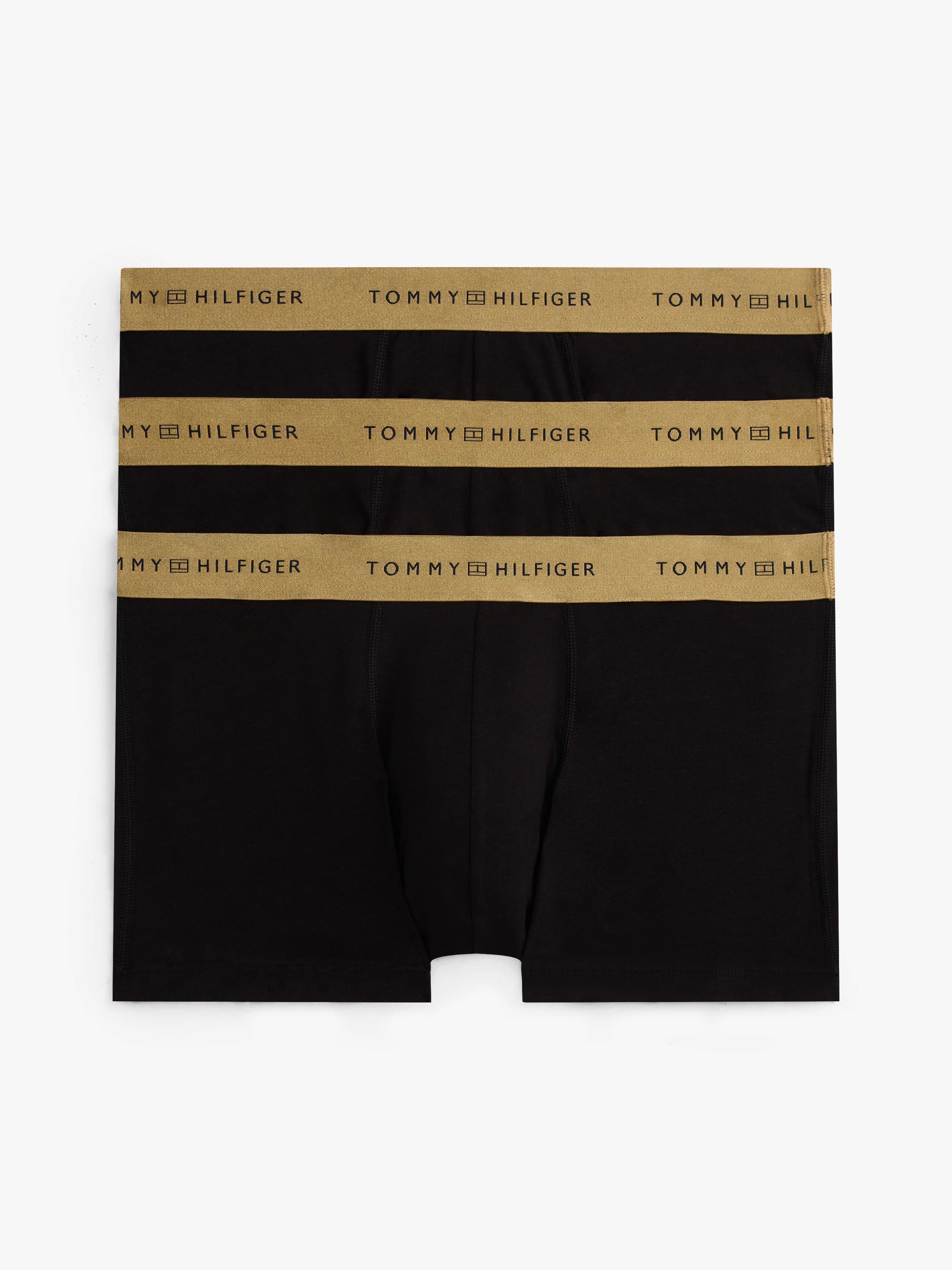 3-Pack Signature Logo Metallic Waistband Trunks