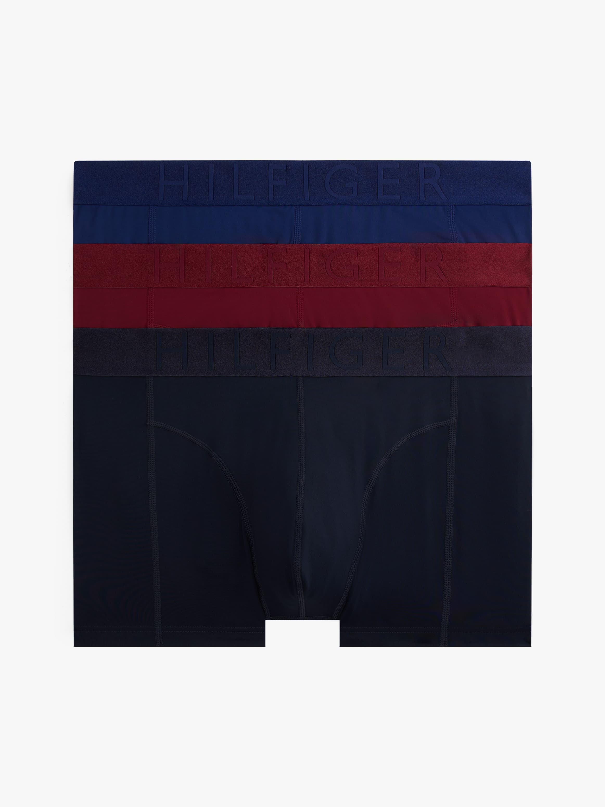 3-Pack Metallic Waistband Trunks
