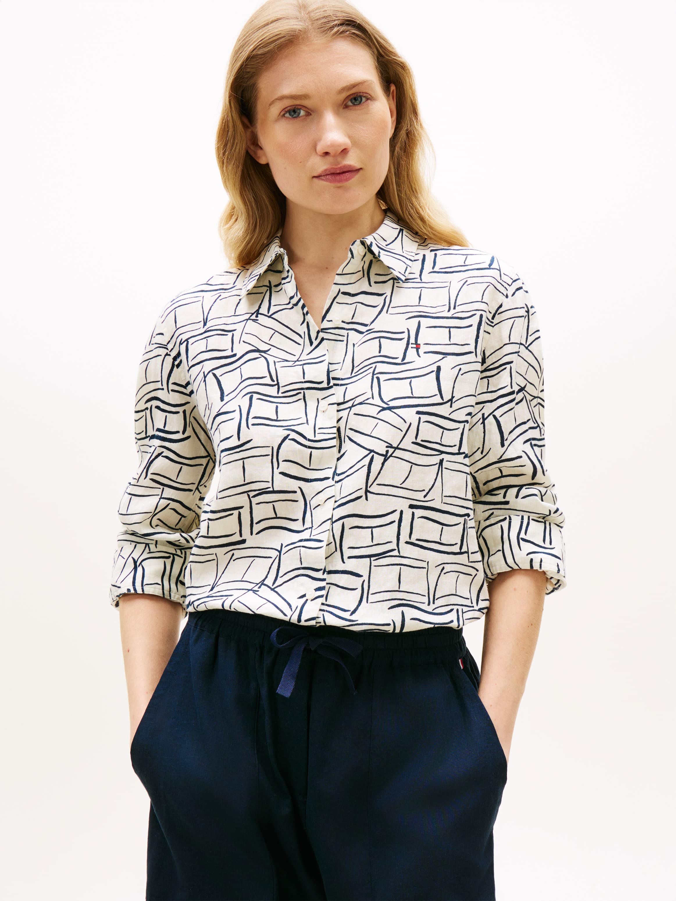 Relaxed Fit Pure Linen Shirt