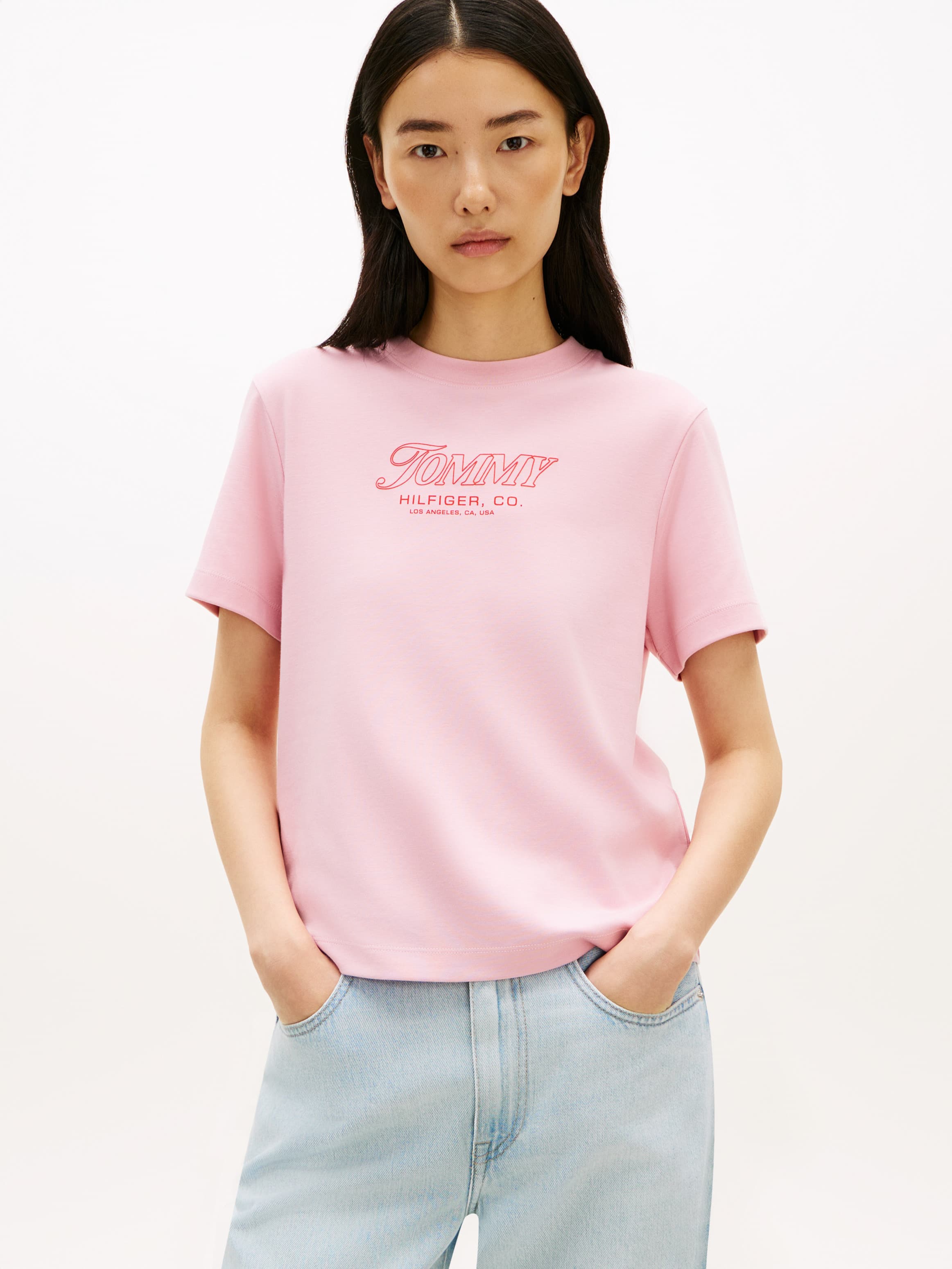 Logo Interlock Knit T-Shirt