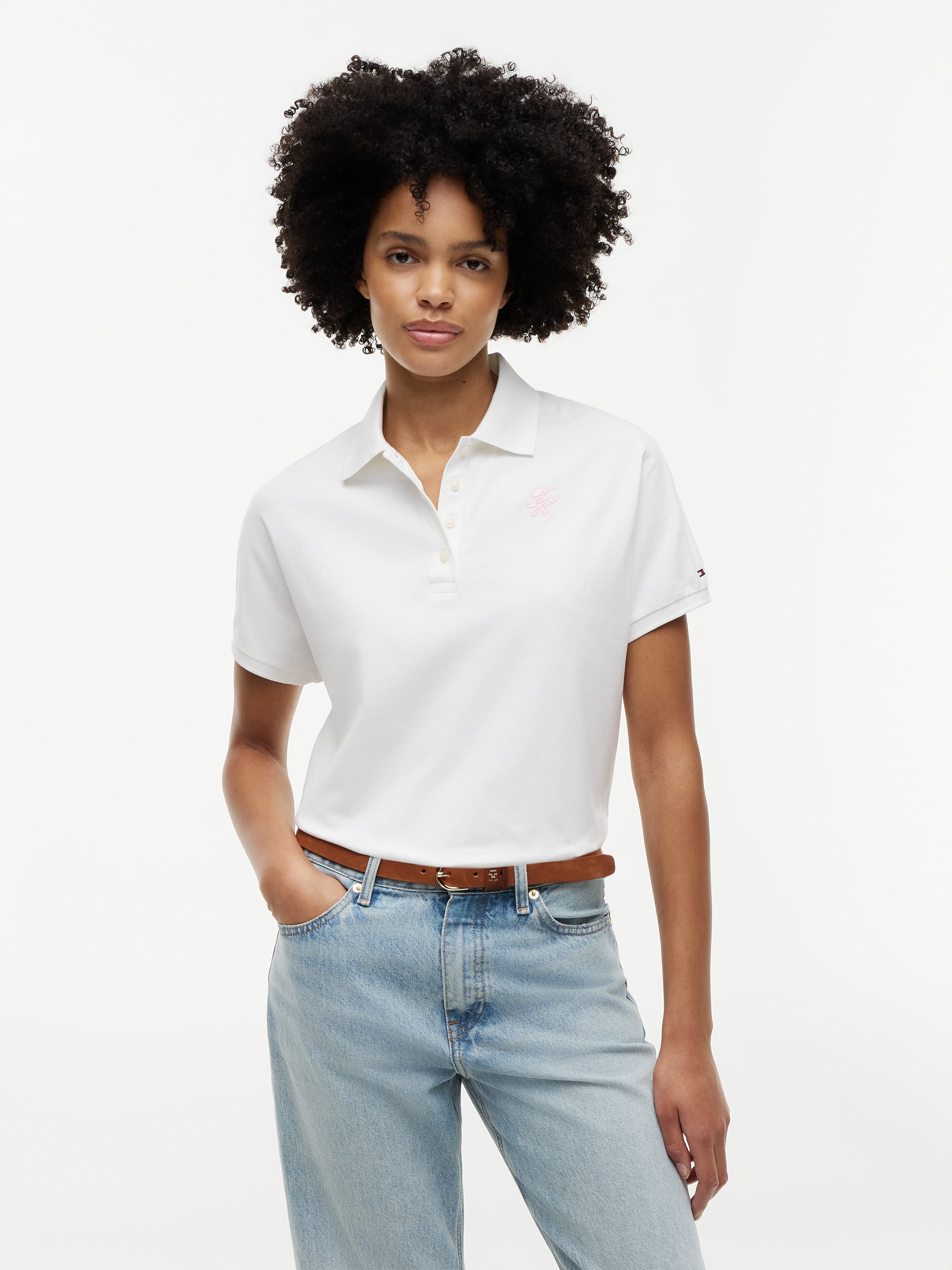 Regular Fit Logo Embroidery Polo Shirt