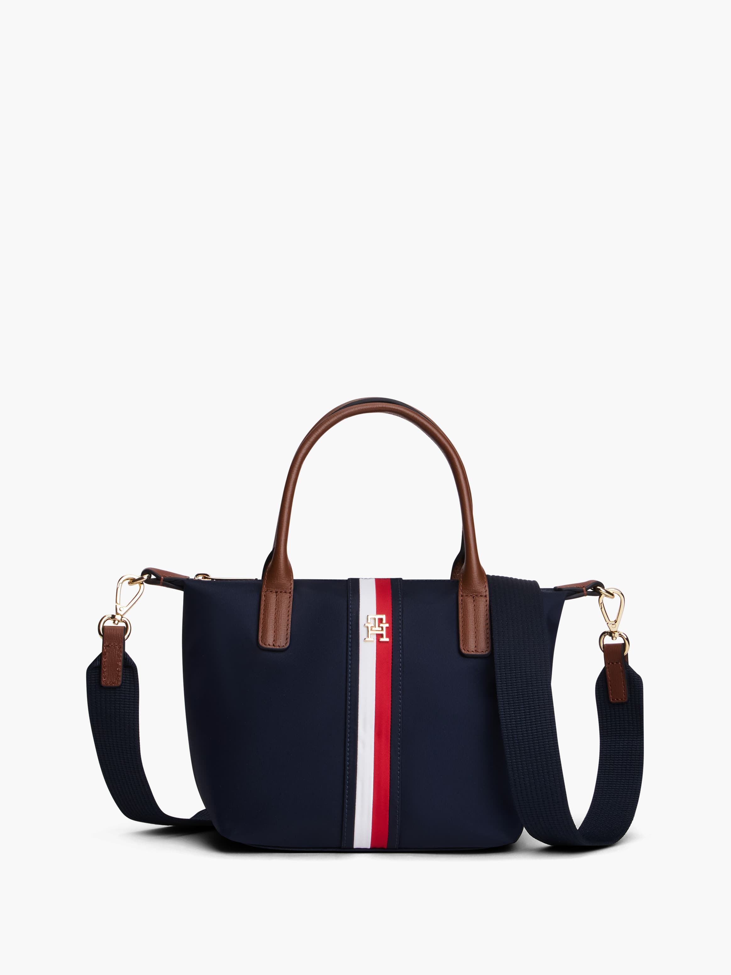 Popette Global Stripe Crossbody Tote Bag