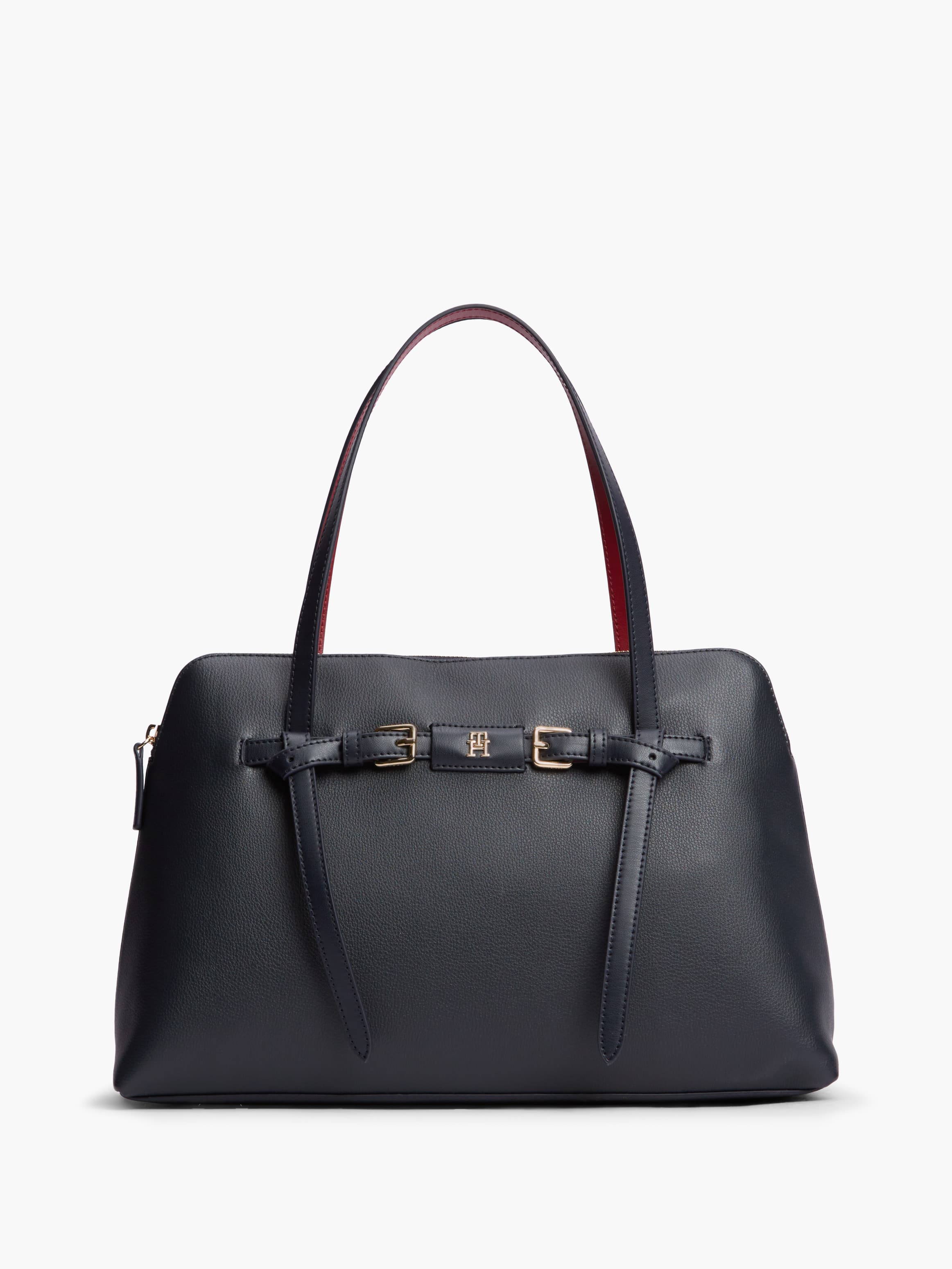 Buckle Strap Tote Bag