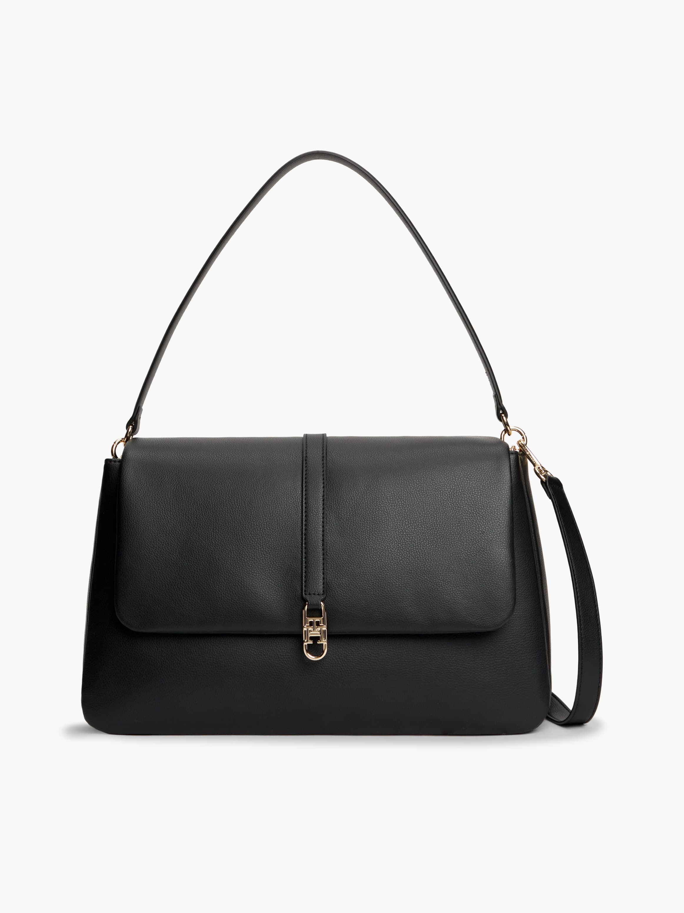 TH Monogram Crossbody Satchel Bag