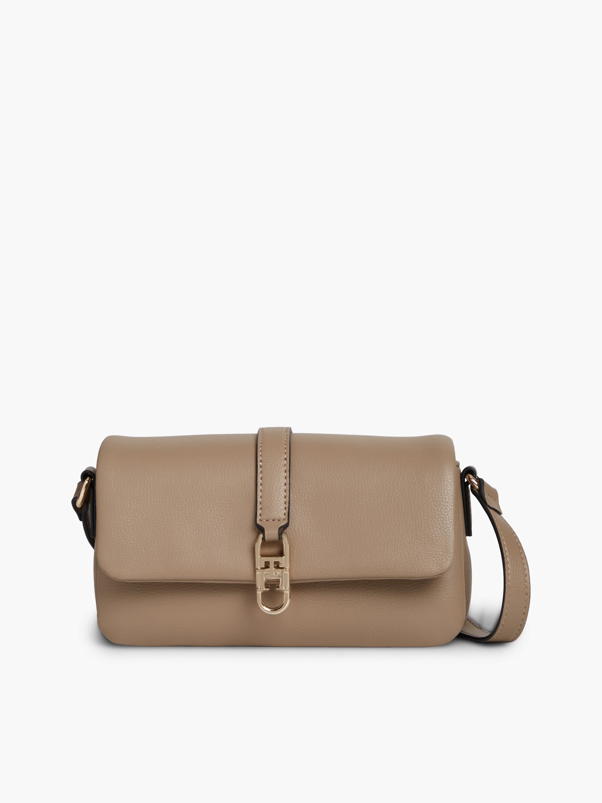 TH Monogram Flap Closure Crossbody Bag