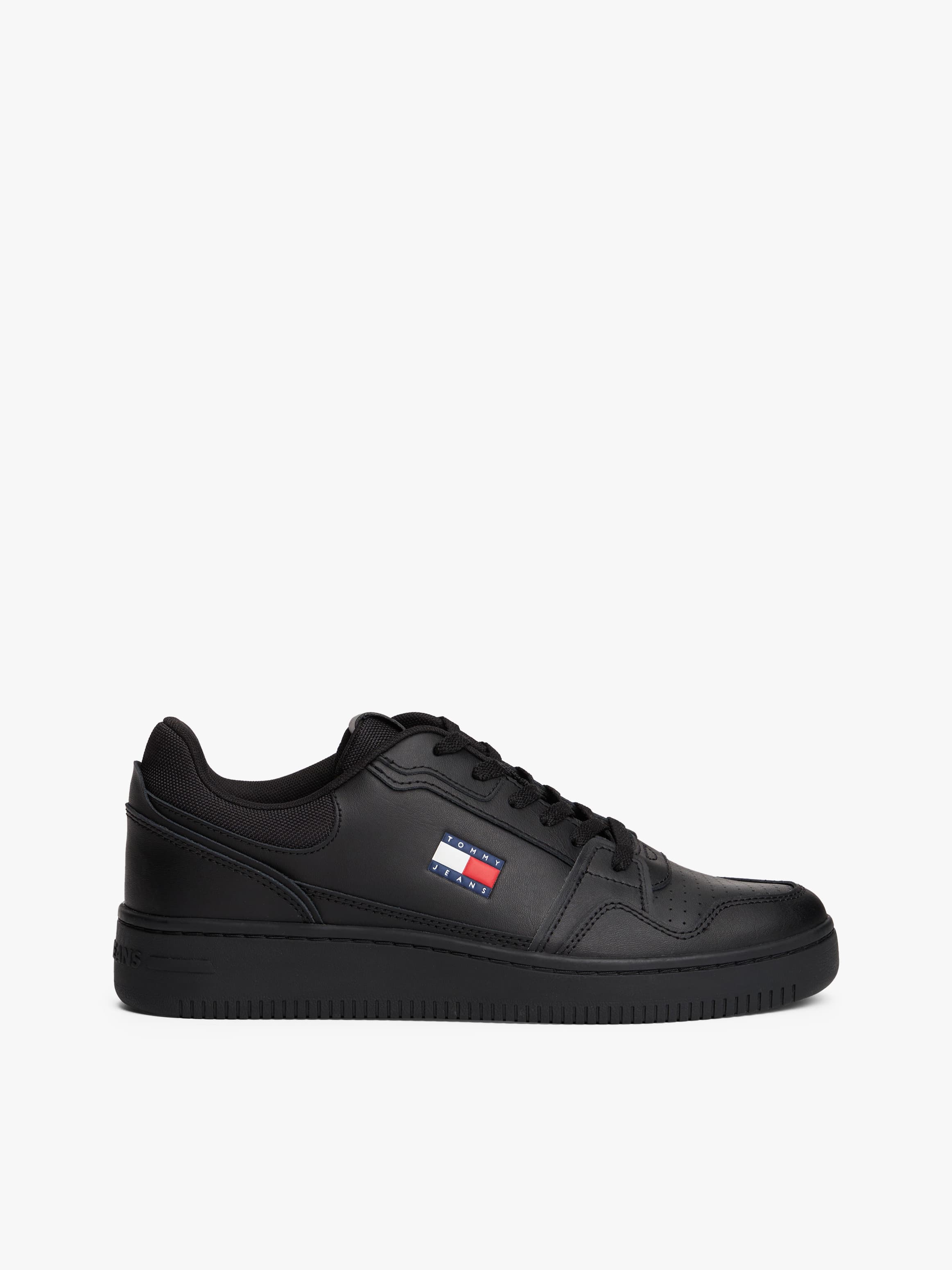 Fine Cleat Retro Basketball Trainers with Leather