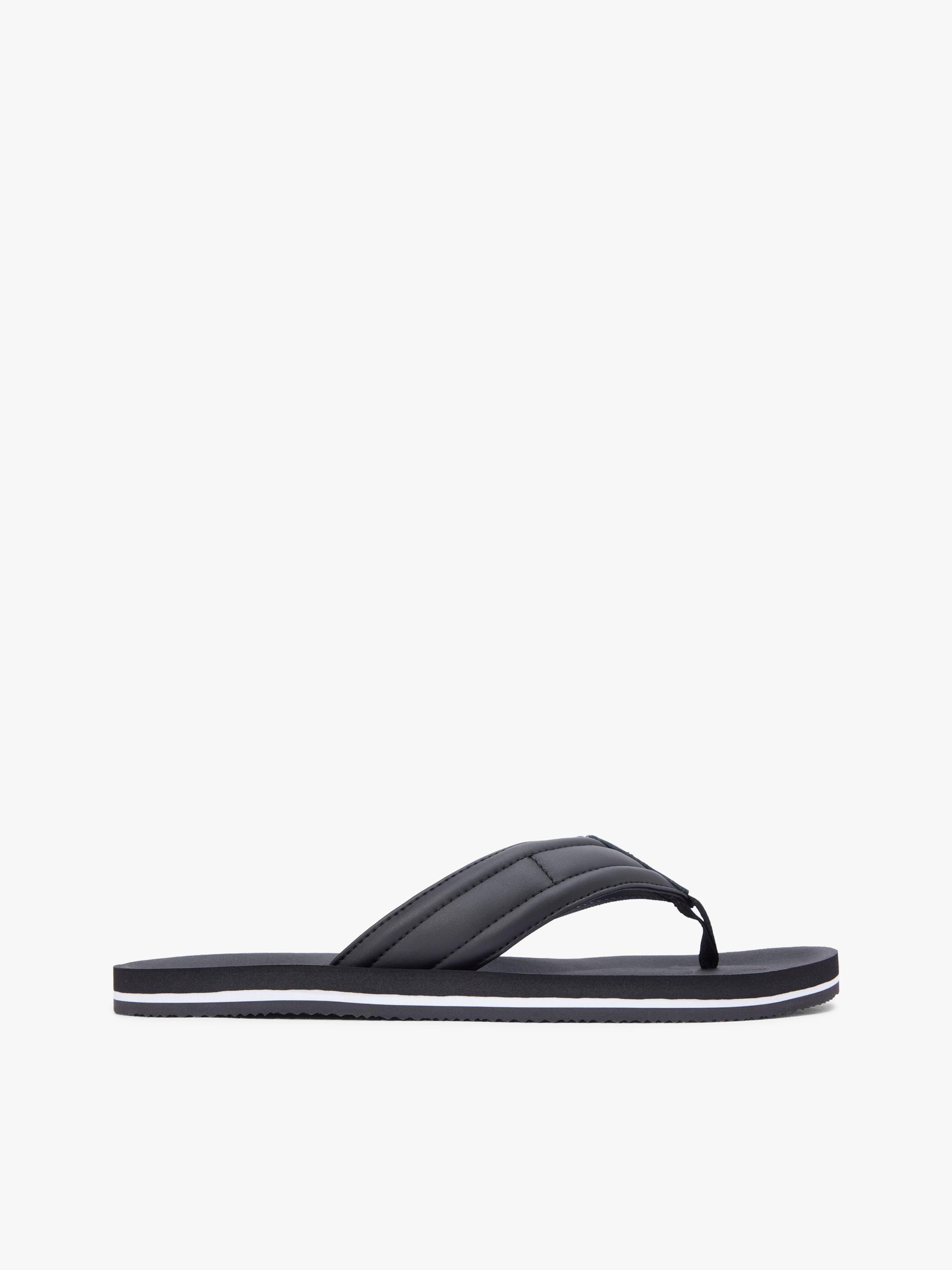Flag Padded Strap Flip-Flops
