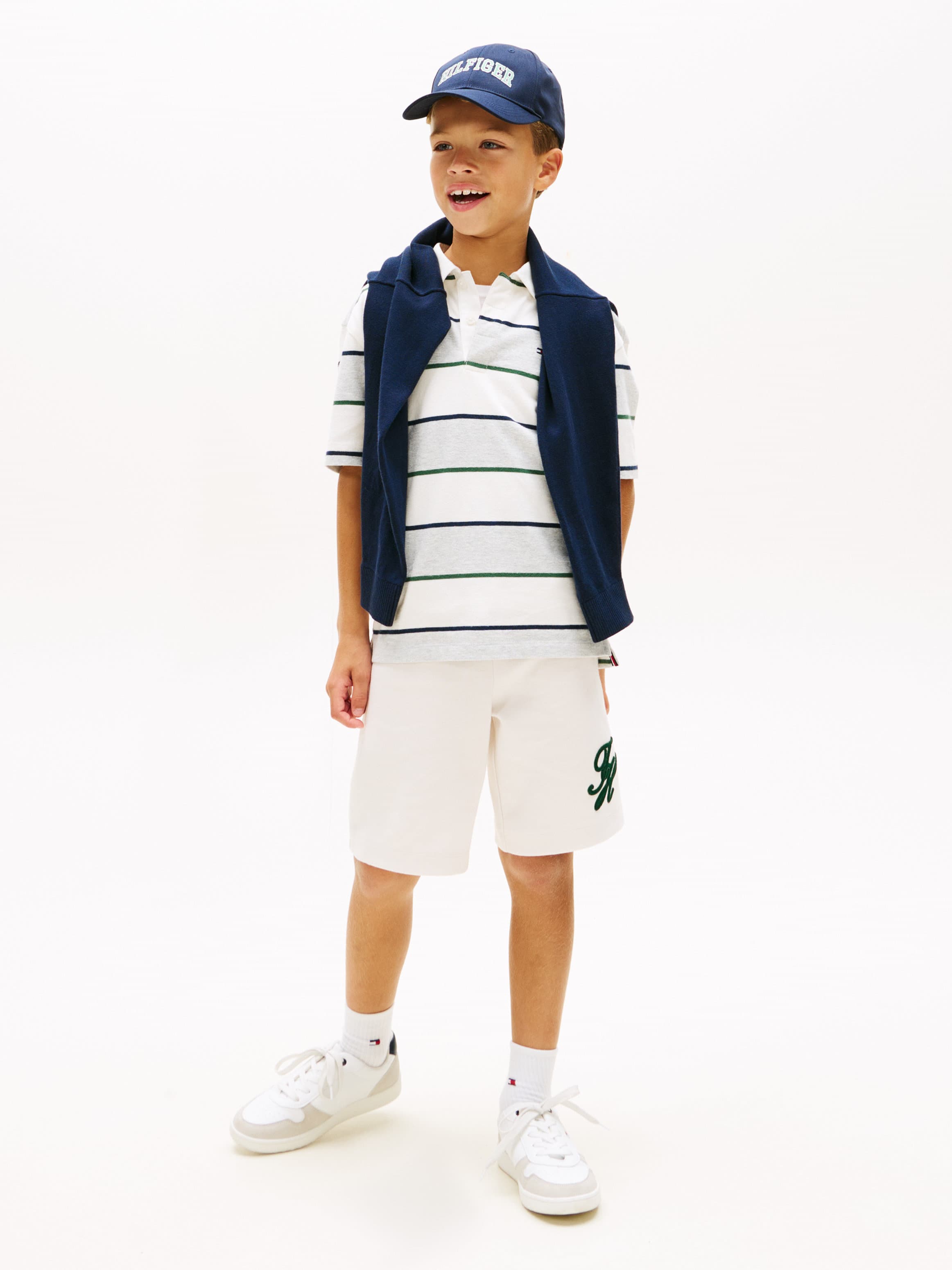 Logo Embroidery Sweat Shorts