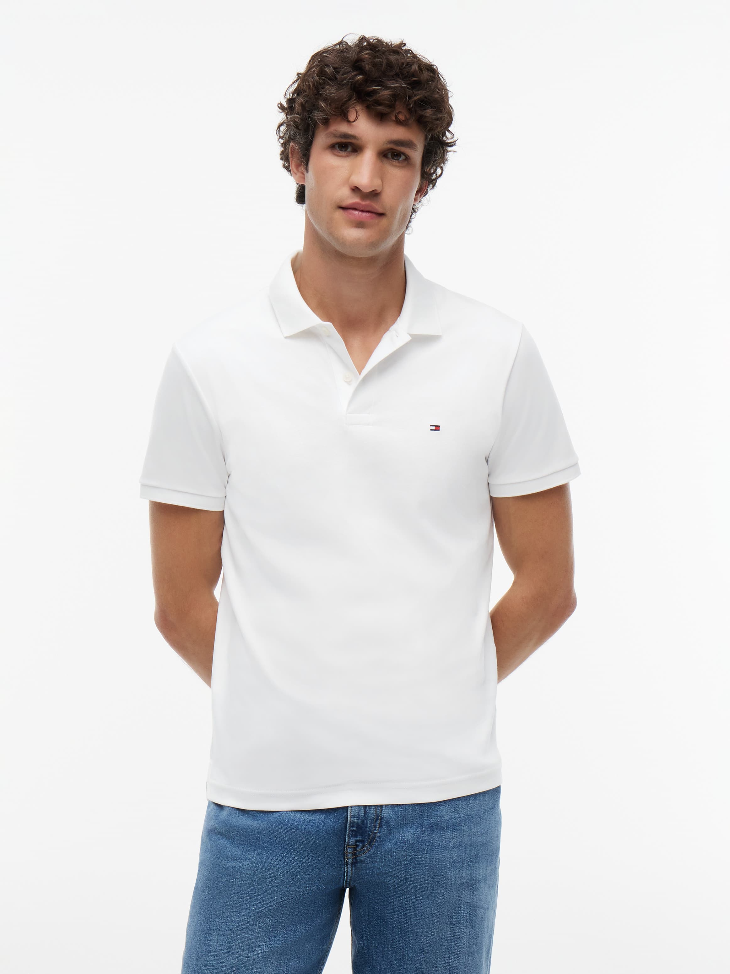 Essential Regular Fit Flag Embroidery Polo