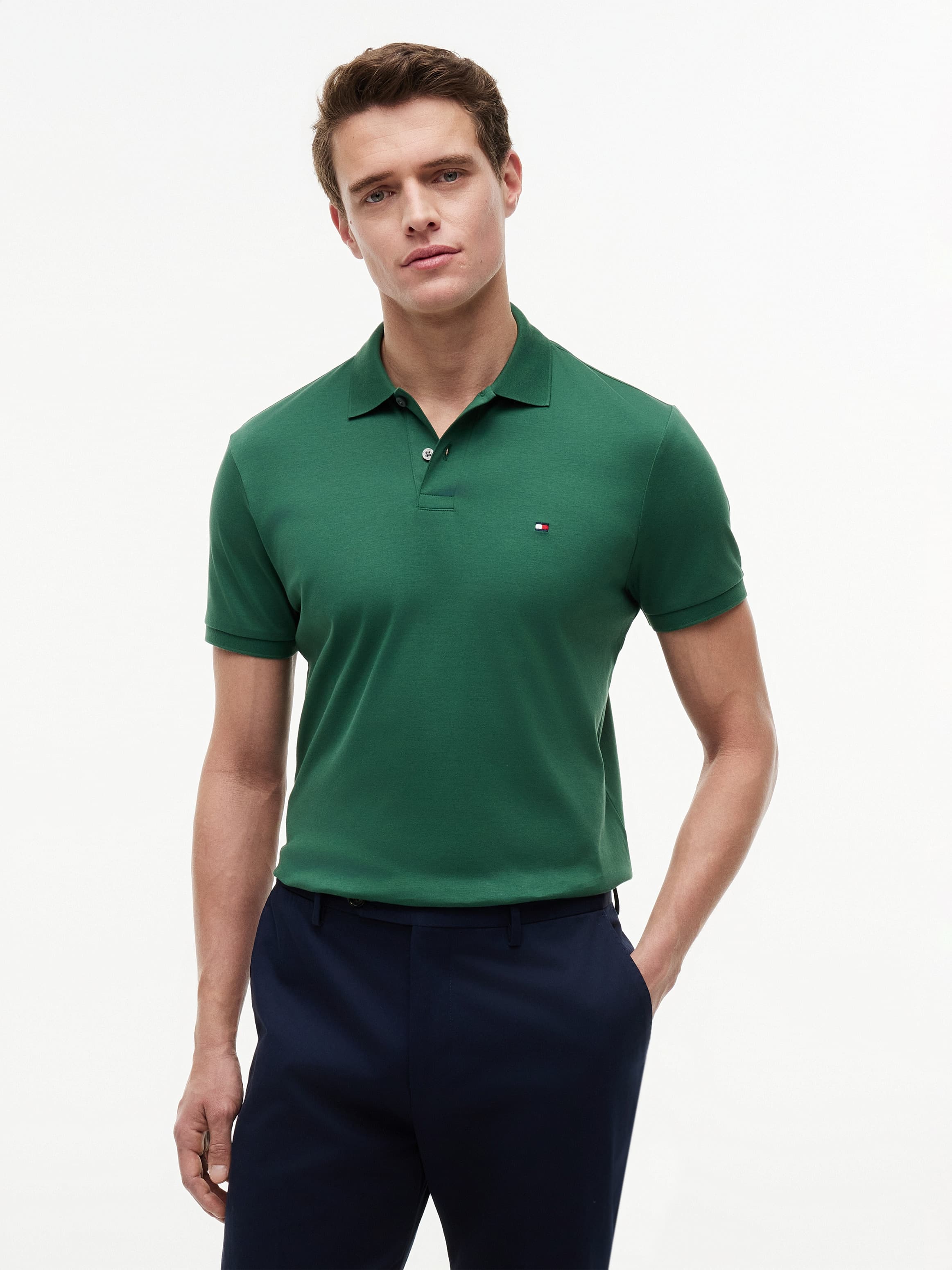 Regular Fit Fluid Cotton Polo Shirt